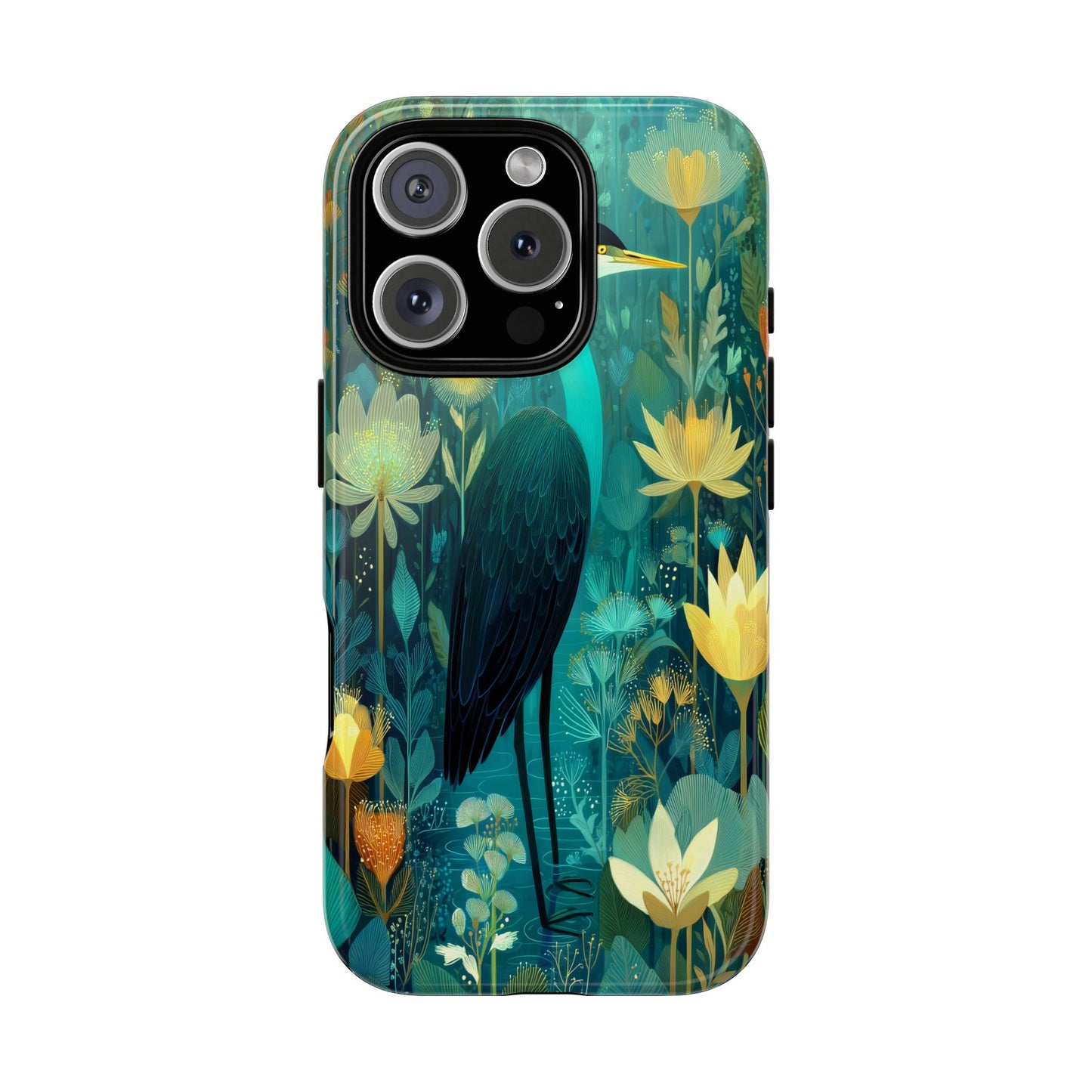 Artistic Crescent Moon Phone Case — Dreamy Starry Night Protection