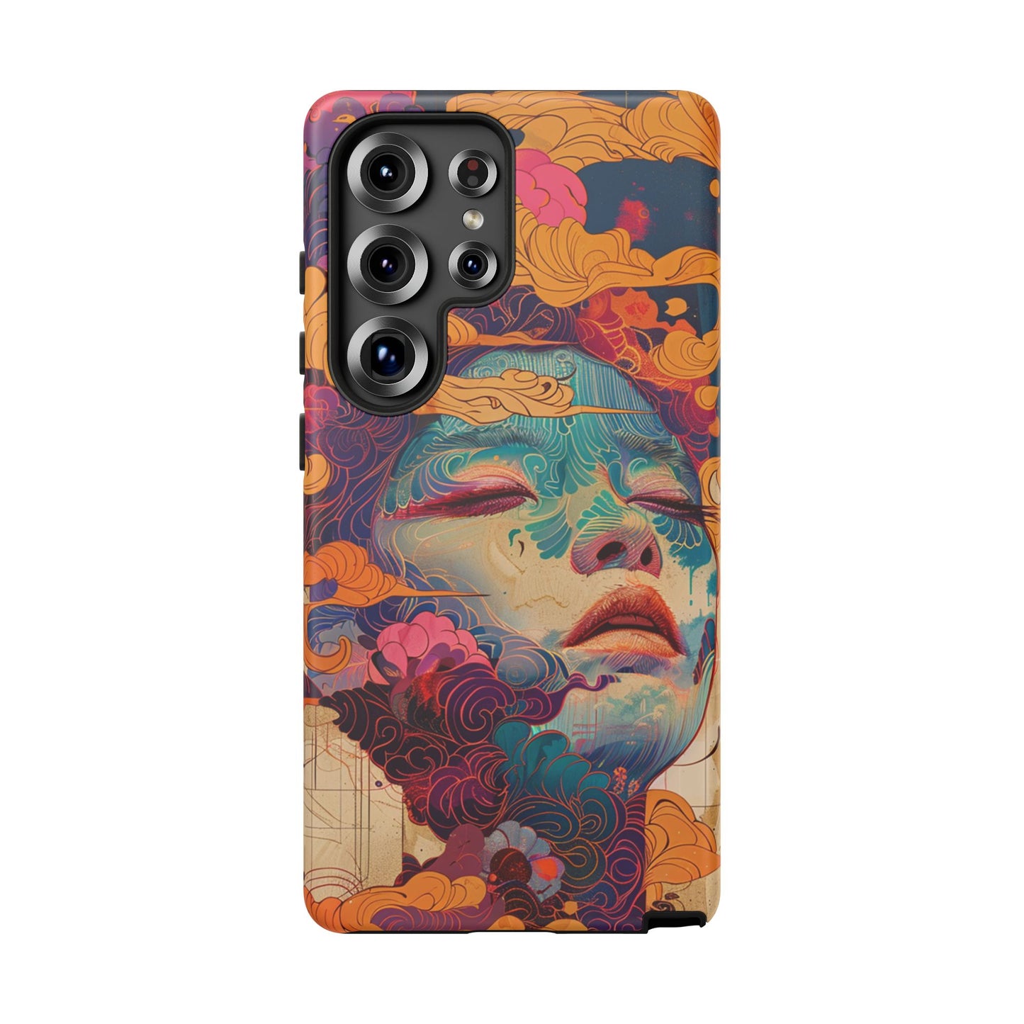 Copy of Copy of Artistic Crescent Moon Phone Case — Dreamy Starry Night Protection
