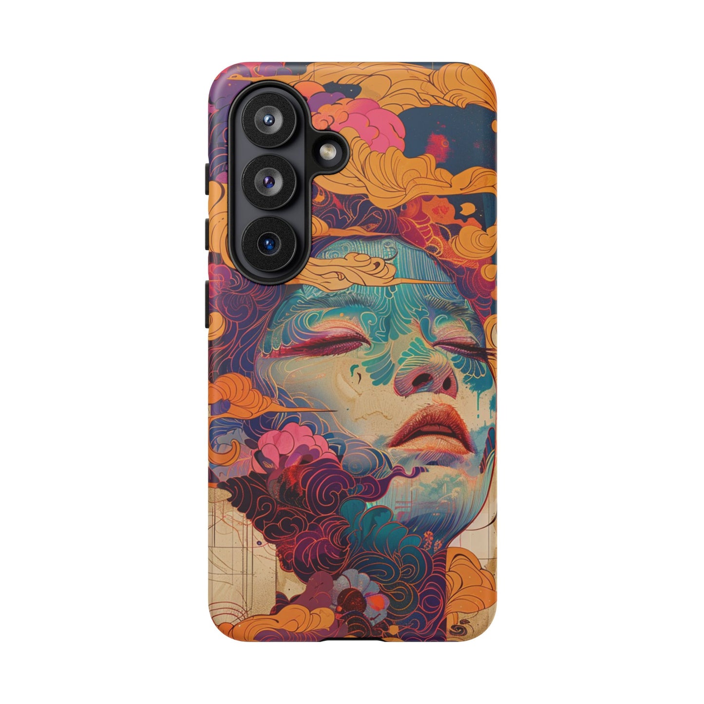 Copy of Copy of Artistic Crescent Moon Phone Case — Dreamy Starry Night Protection