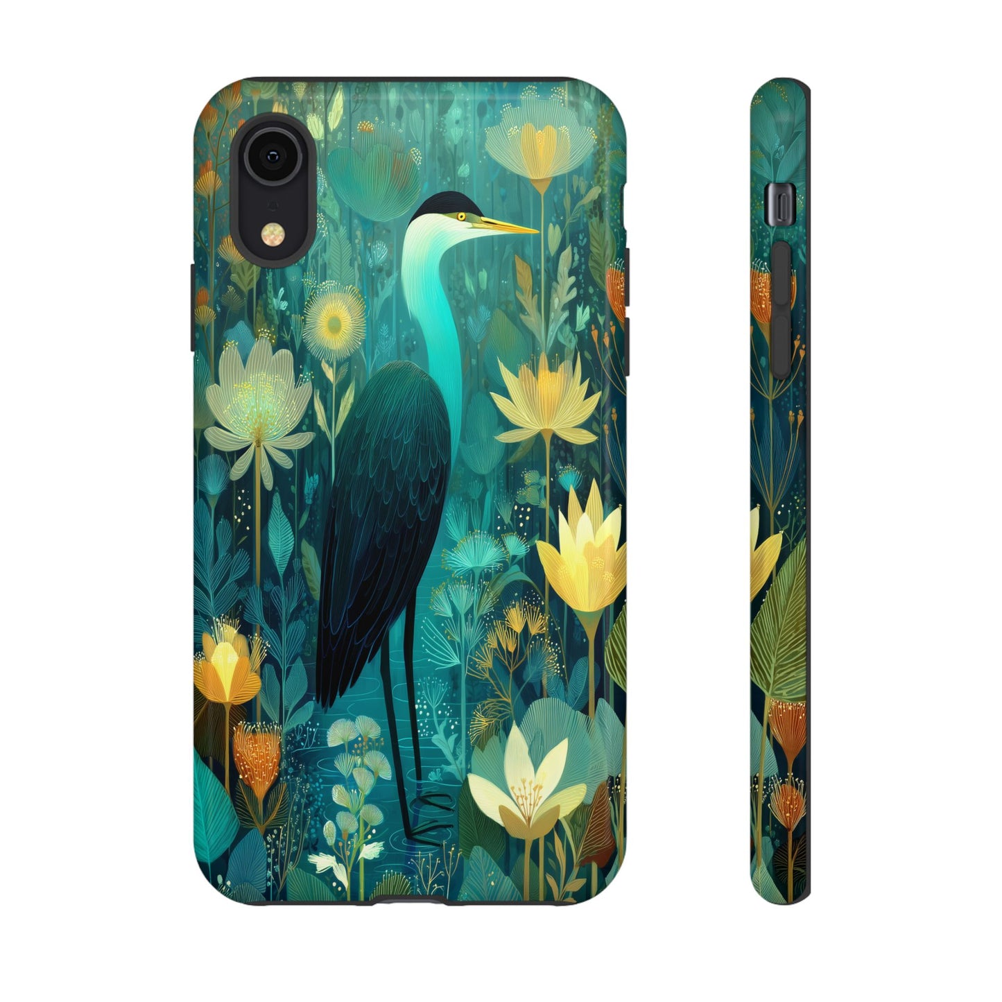 Artistic Crescent Moon Phone Case — Dreamy Starry Night Protection