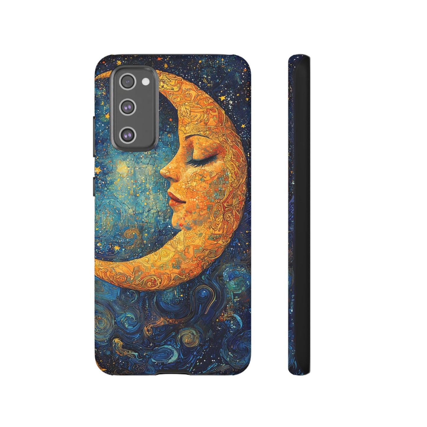 Copy of Artistic Crescent Moon Phone Case — Dreamy Starry Night Protection
