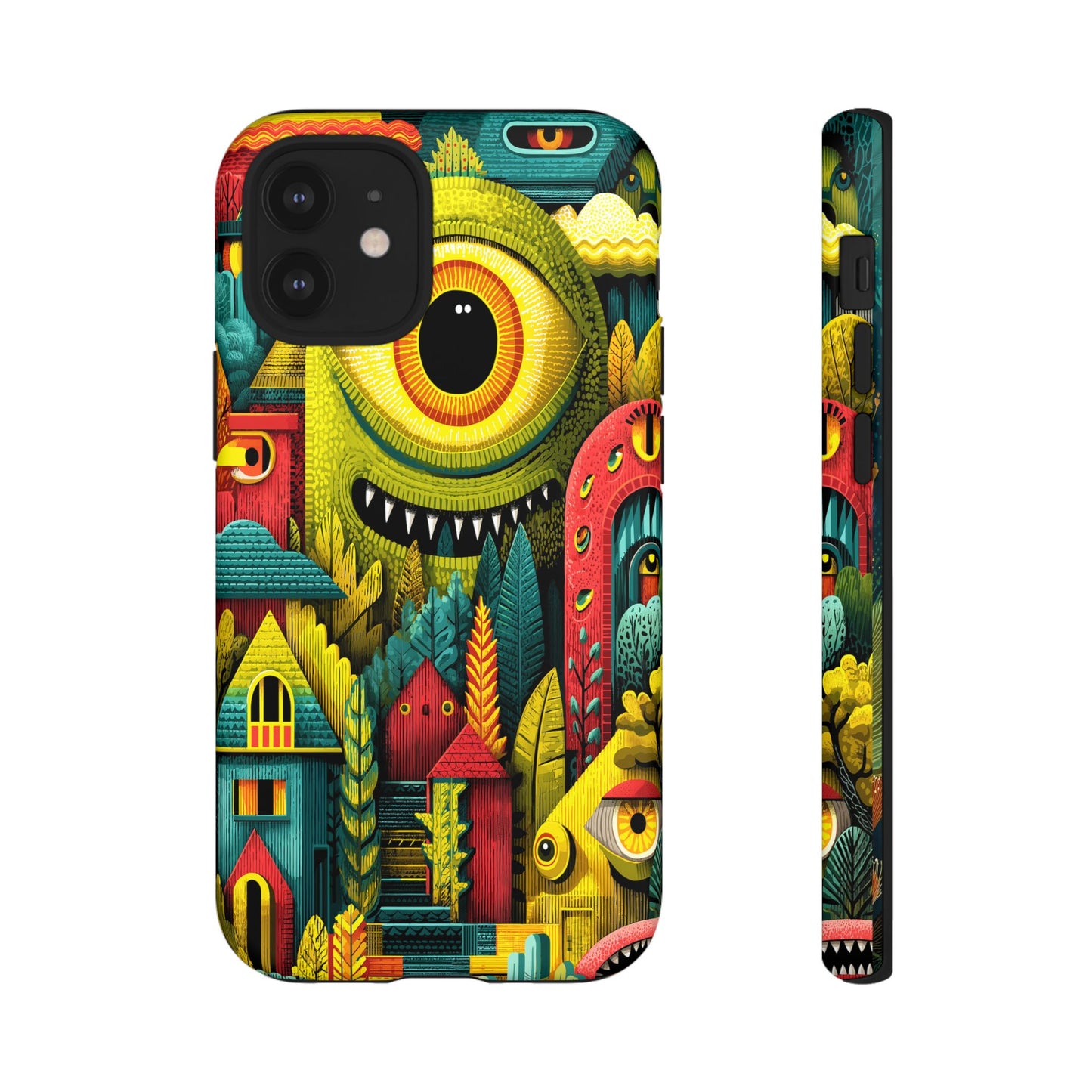 Artistic Crescent Moon Phone Case — Dreamy Starry Night Protection