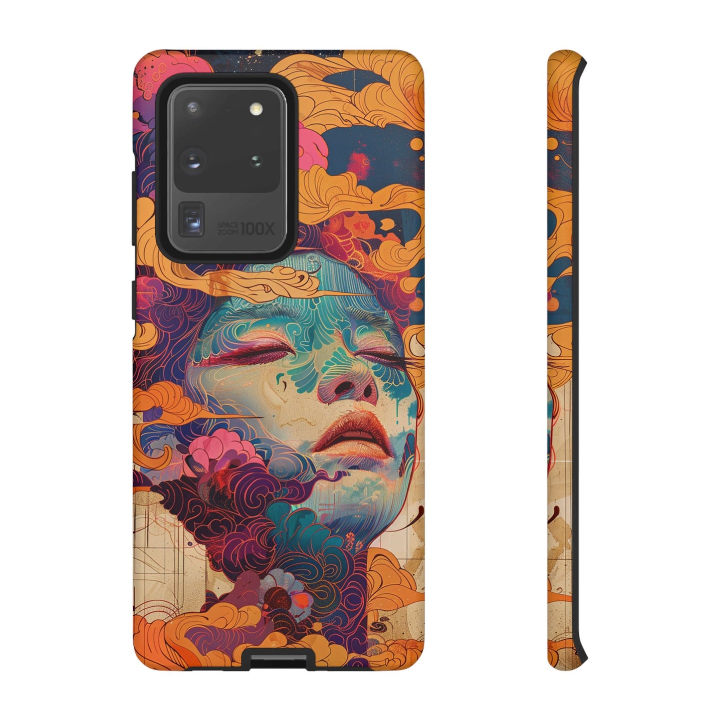 Copy of Copy of Artistic Crescent Moon Phone Case — Dreamy Starry Night Protection