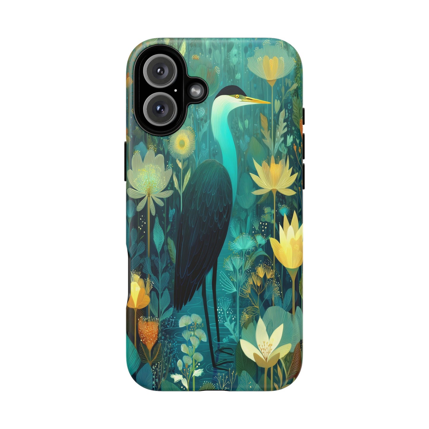 Artistic Crescent Moon Phone Case — Dreamy Starry Night Protection