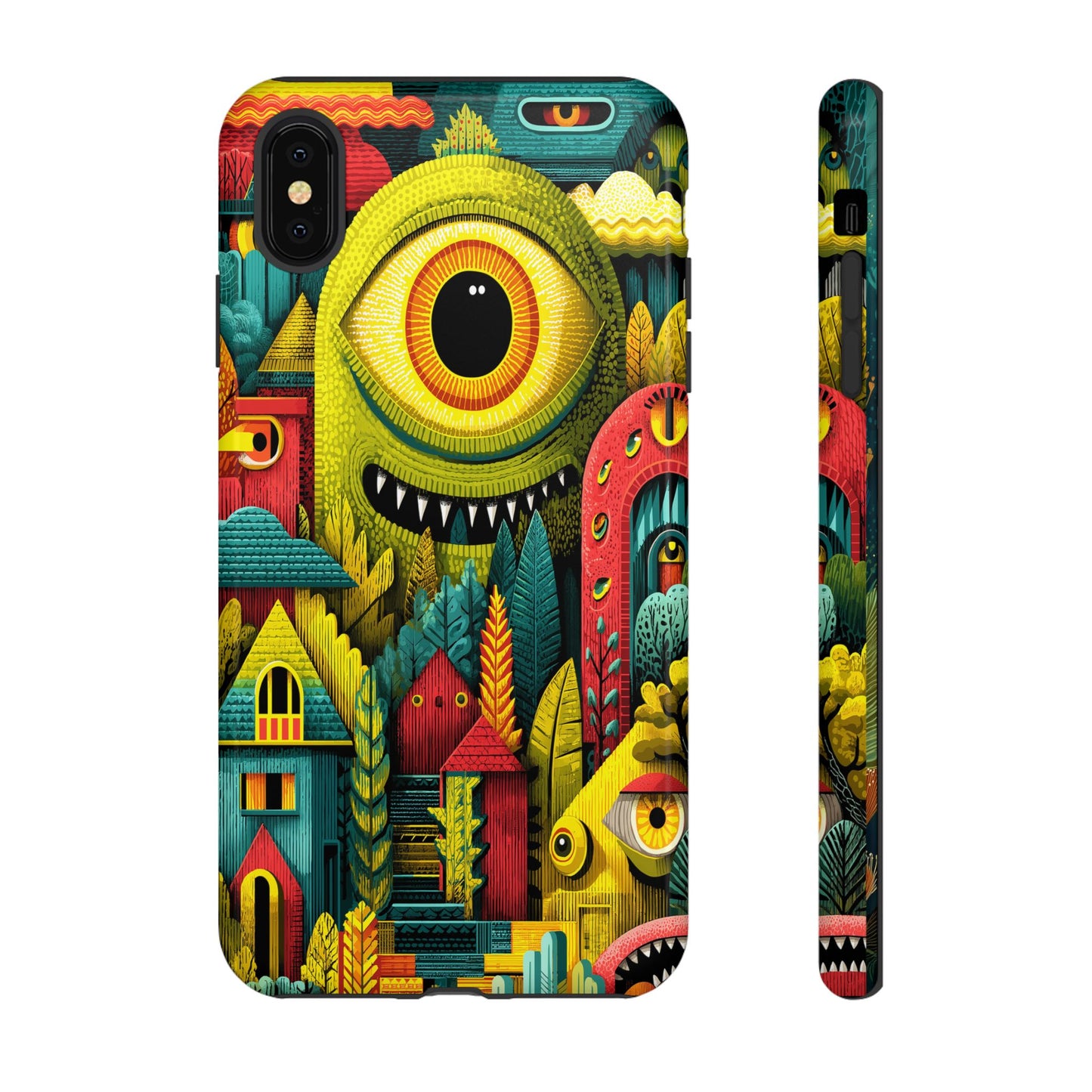 Artistic Crescent Moon Phone Case — Dreamy Starry Night Protection