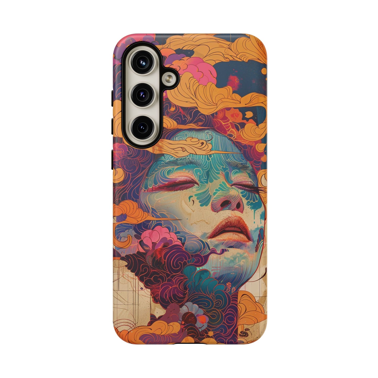 Copy of Copy of Artistic Crescent Moon Phone Case — Dreamy Starry Night Protection