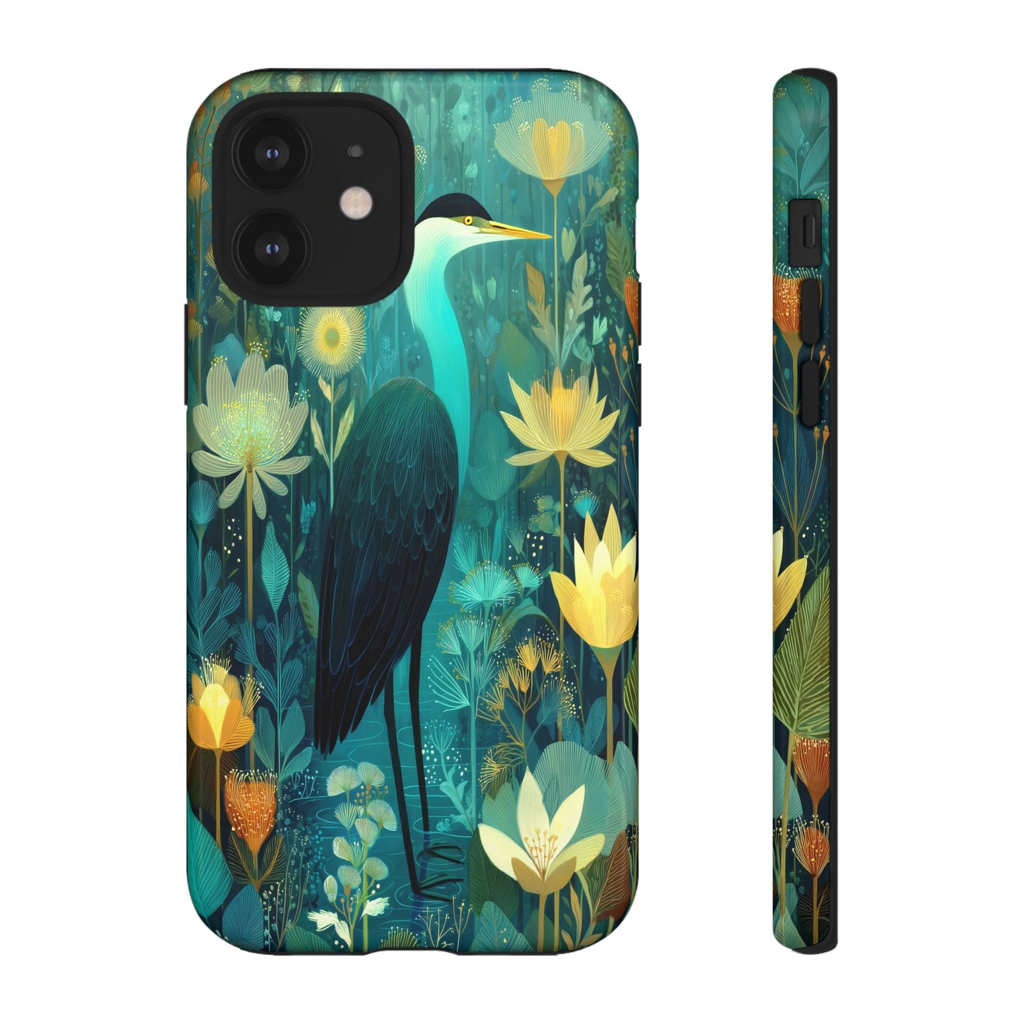 Artistic Crescent Moon Phone Case — Dreamy Starry Night Protection