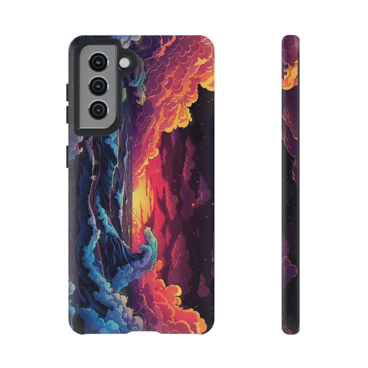 Copy of Copy of Artistic Crescent Moon Phone Case — Dreamy Starry Night Protection