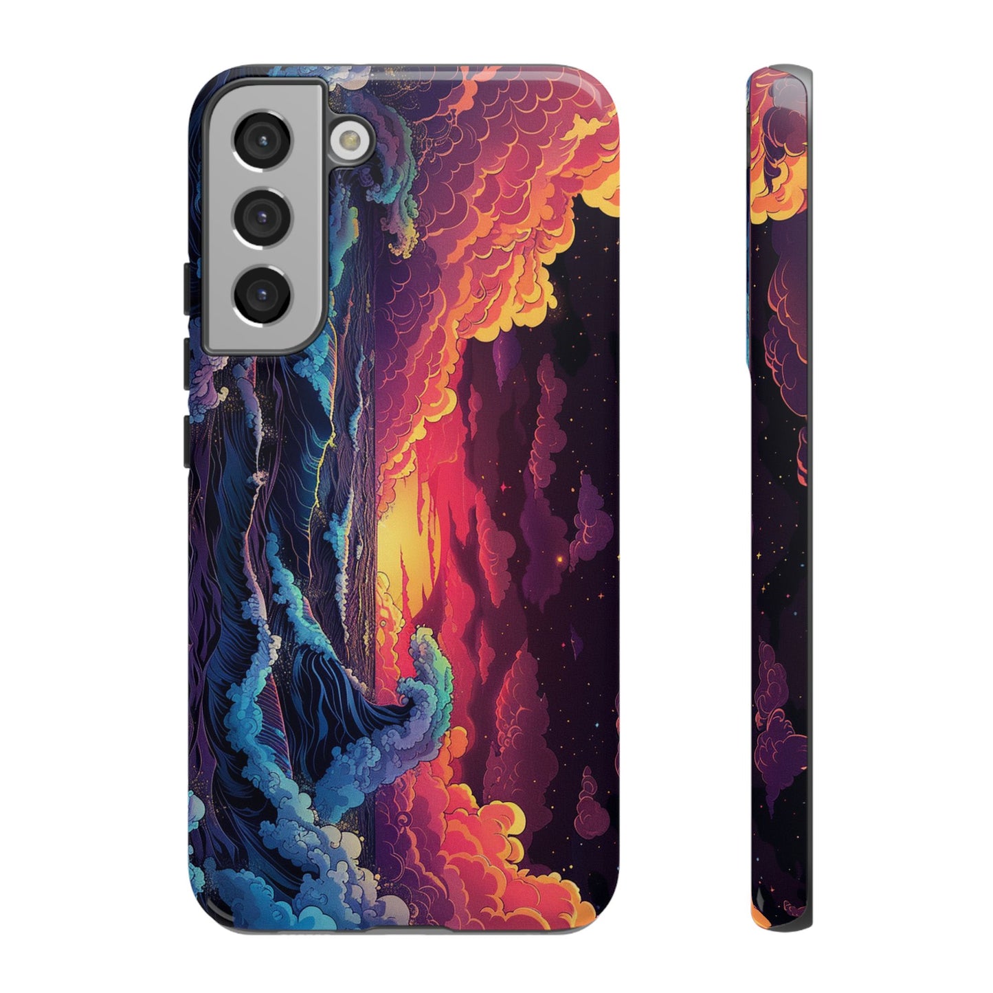 Copy of Copy of Artistic Crescent Moon Phone Case — Dreamy Starry Night Protection