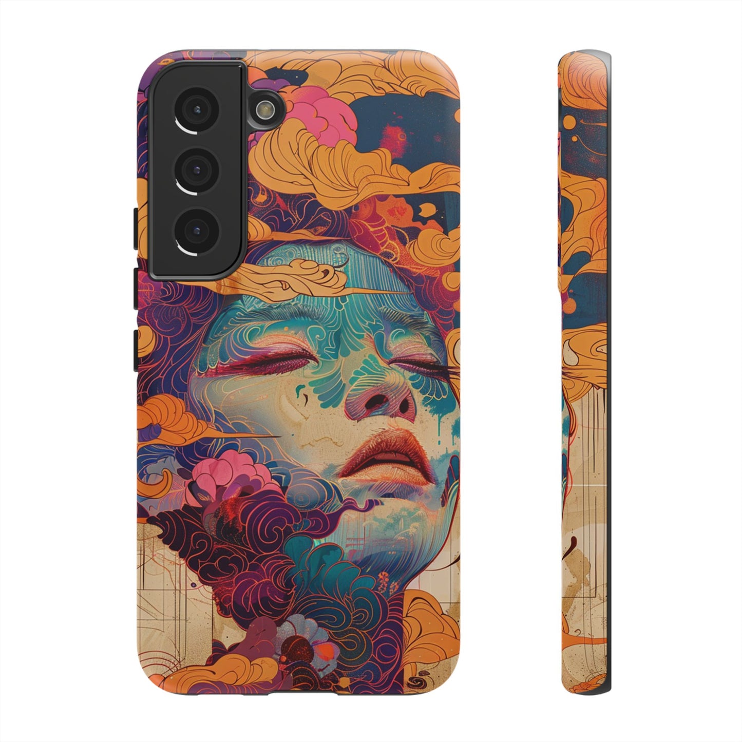 Copy of Copy of Artistic Crescent Moon Phone Case — Dreamy Starry Night Protection