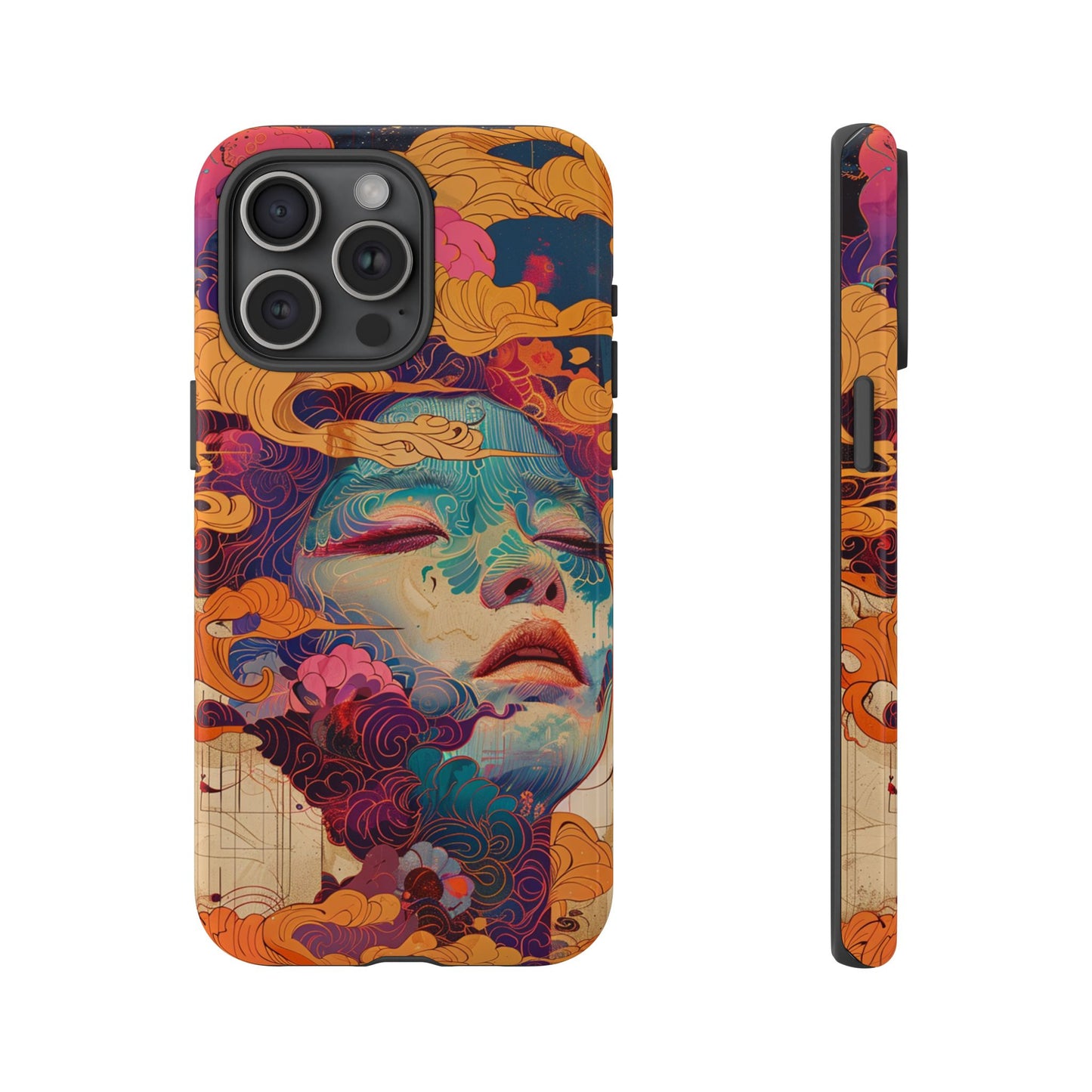 Copy of Artistic Crescent Moon Phone Case — Dreamy Starry Night Protection