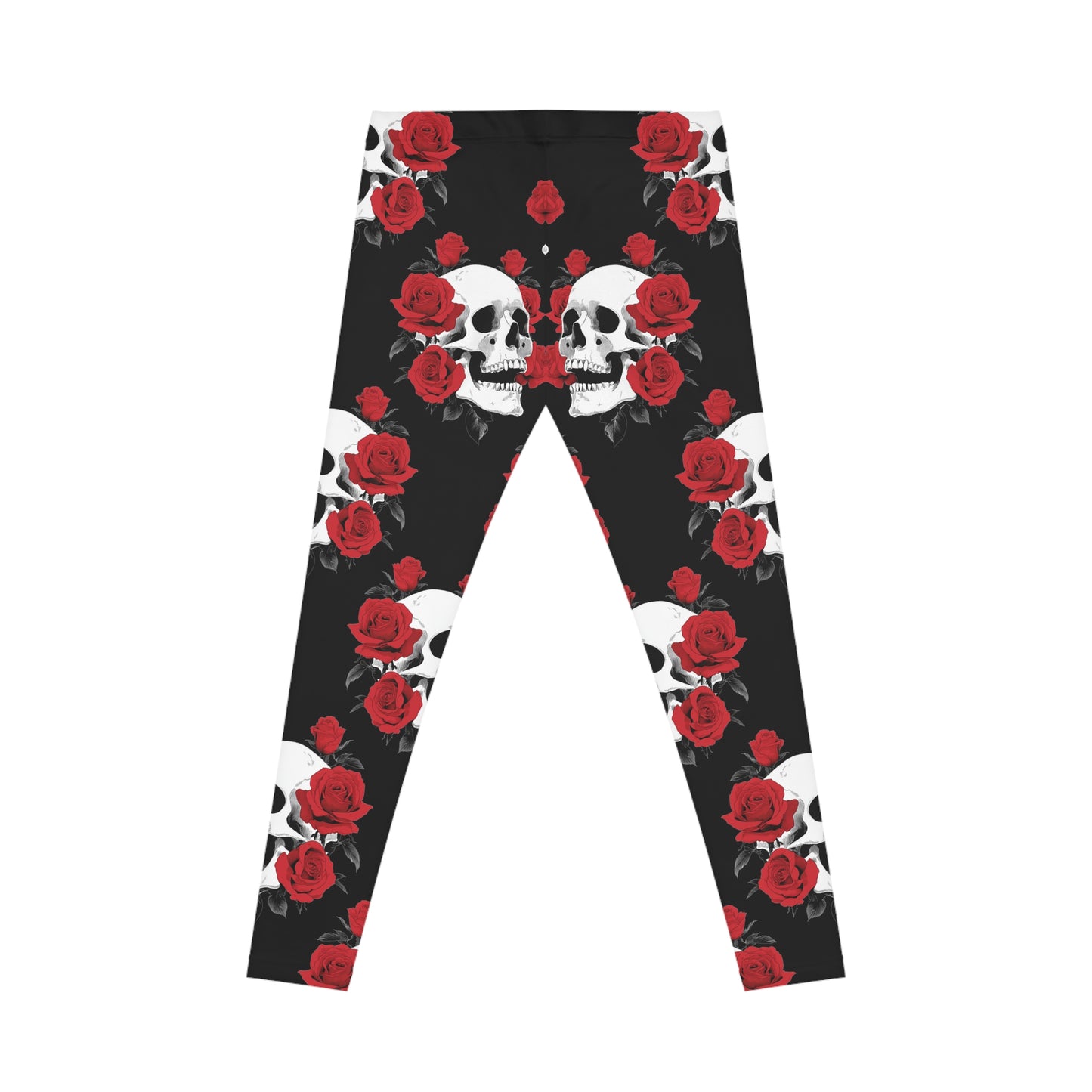 All-Over Print Leggings Skull & Roses