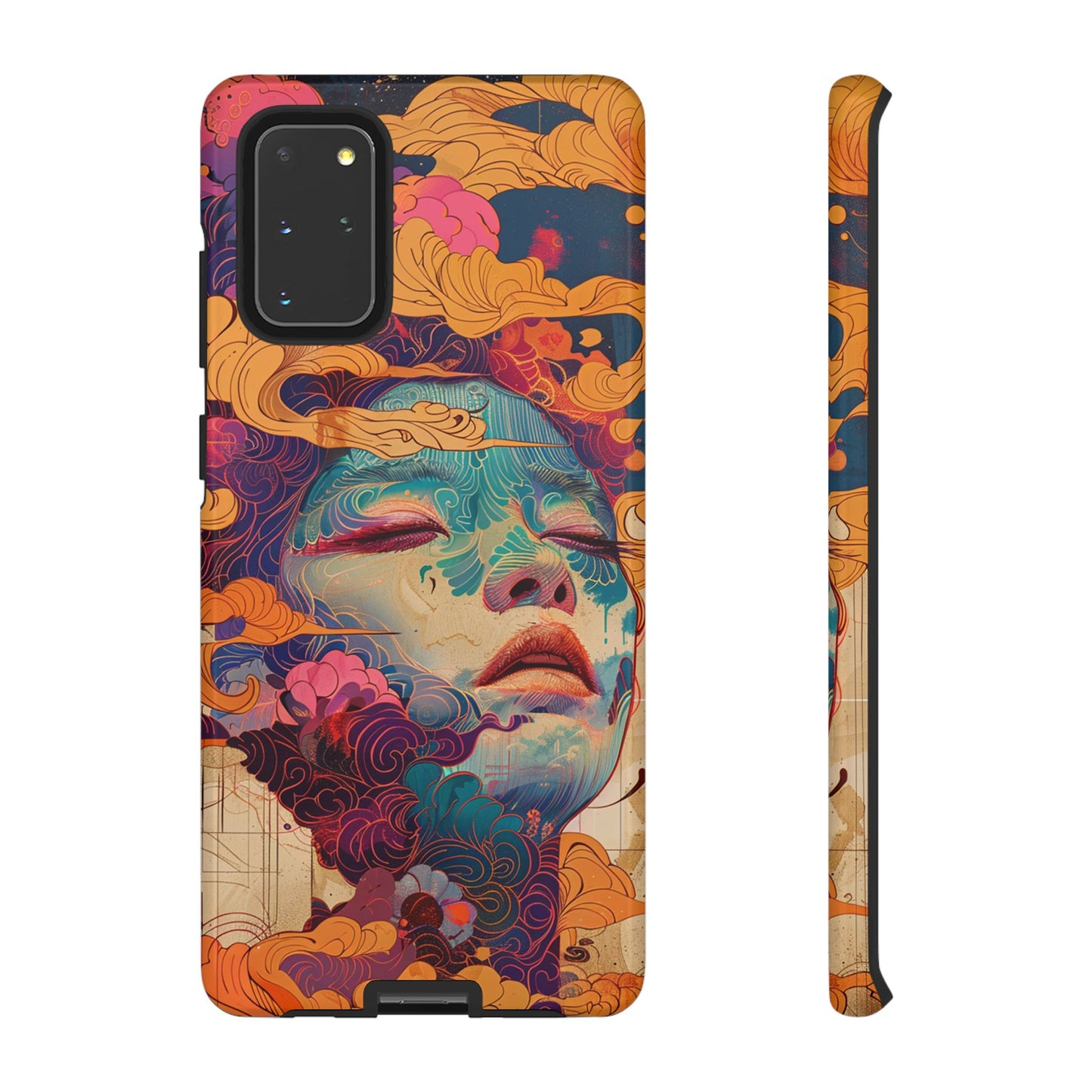 Copy of Copy of Artistic Crescent Moon Phone Case — Dreamy Starry Night Protection