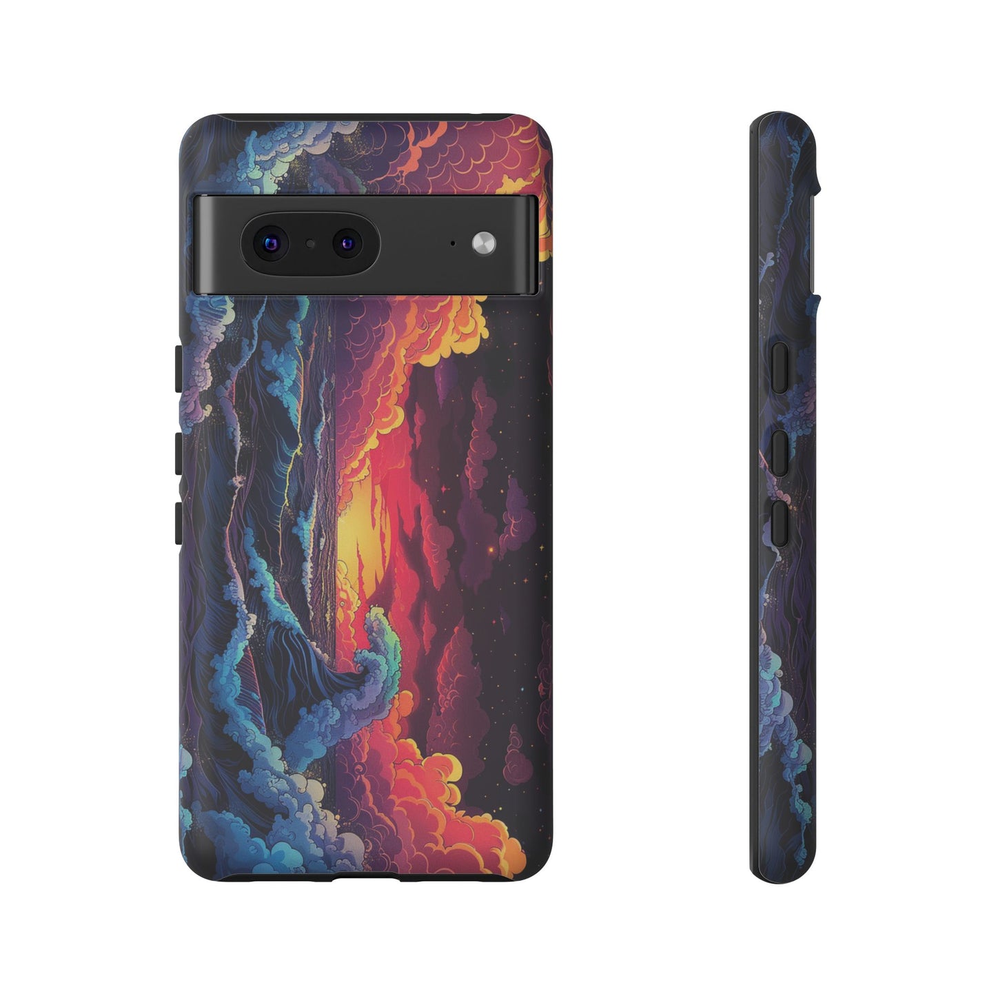Copy of Copy of Artistic Crescent Moon Phone Case — Dreamy Starry Night Protection