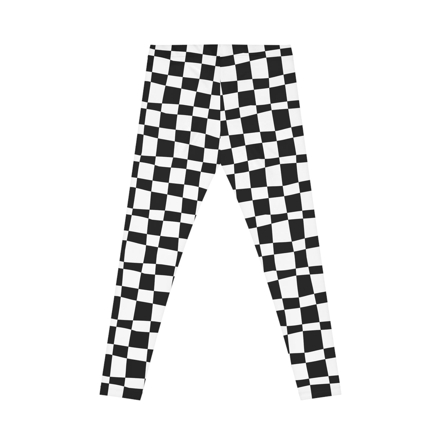All-Over Print Leggings Checkered Black/White