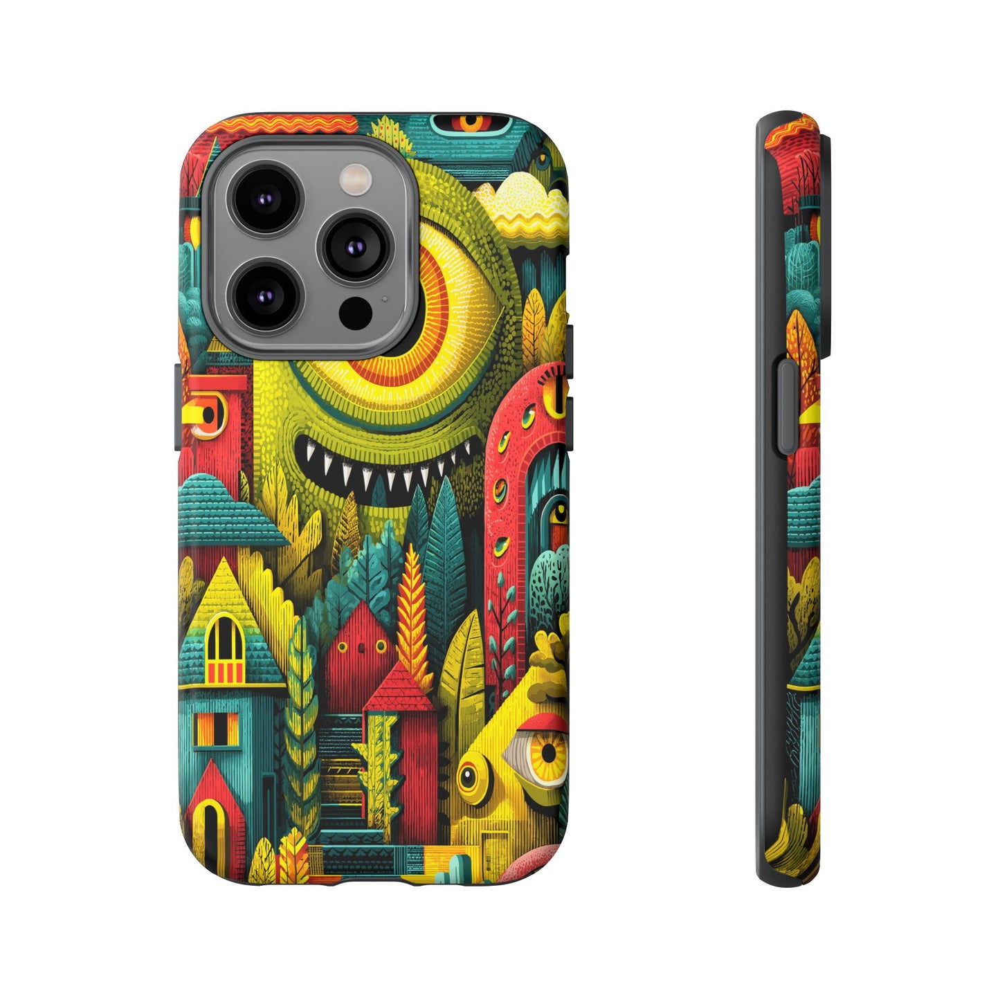 Artistic Crescent Moon Phone Case — Dreamy Starry Night Protection