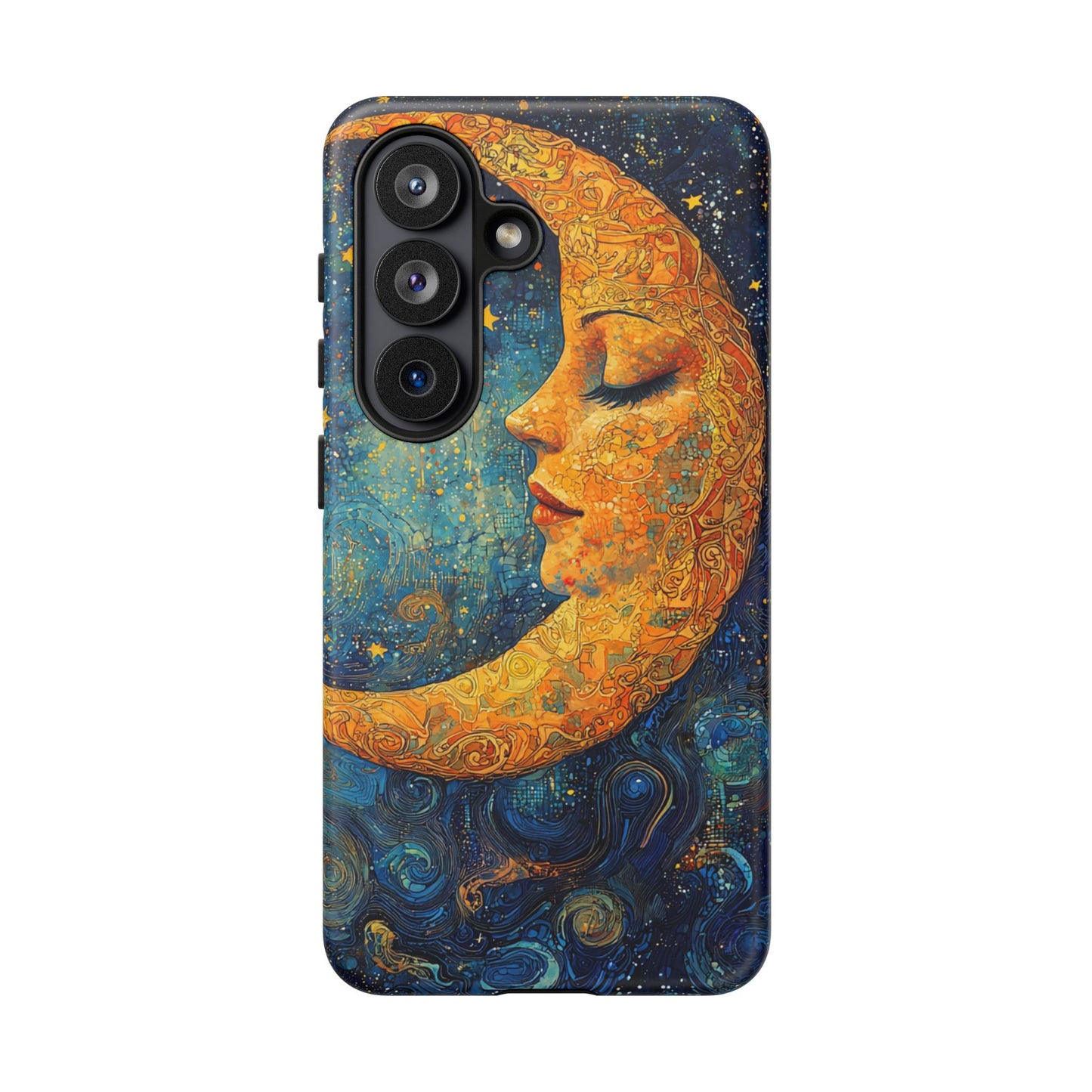 Copy of Artistic Crescent Moon Phone Case — Dreamy Starry Night Protection