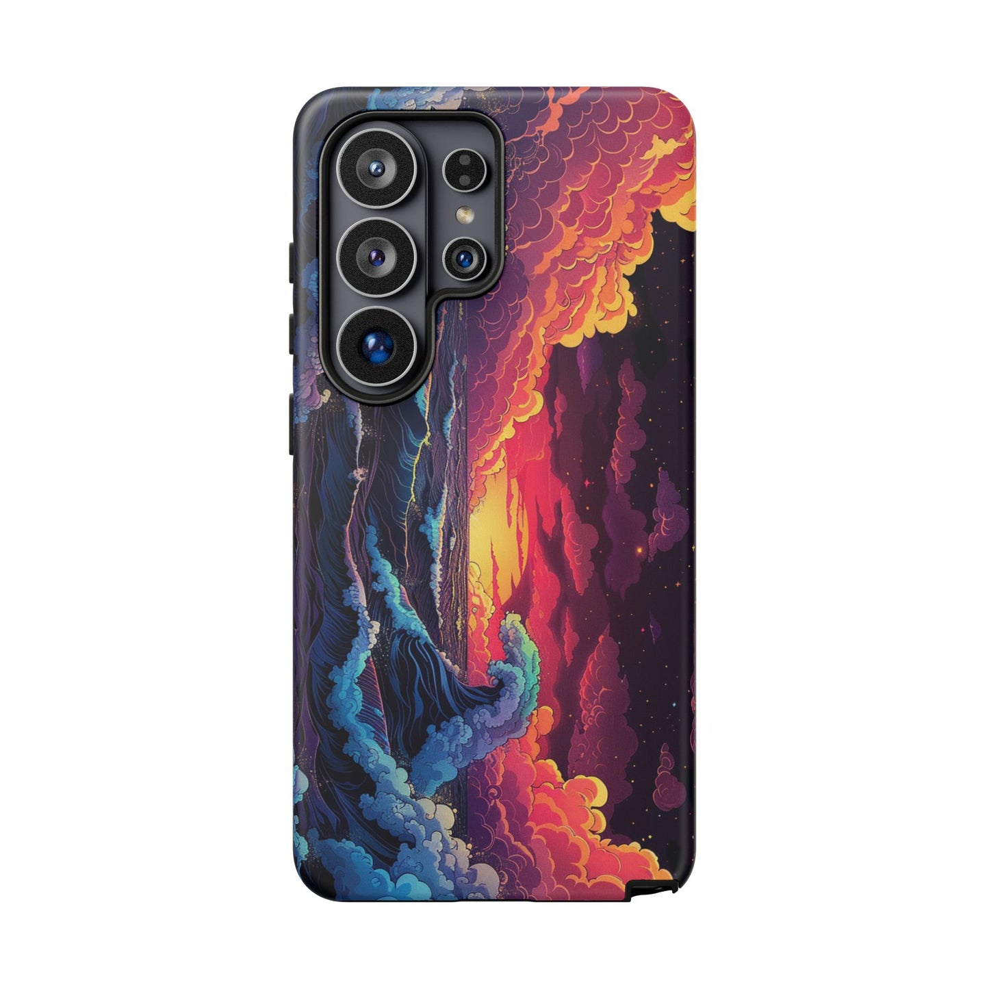 Copy of Copy of Artistic Crescent Moon Phone Case — Dreamy Starry Night Protection