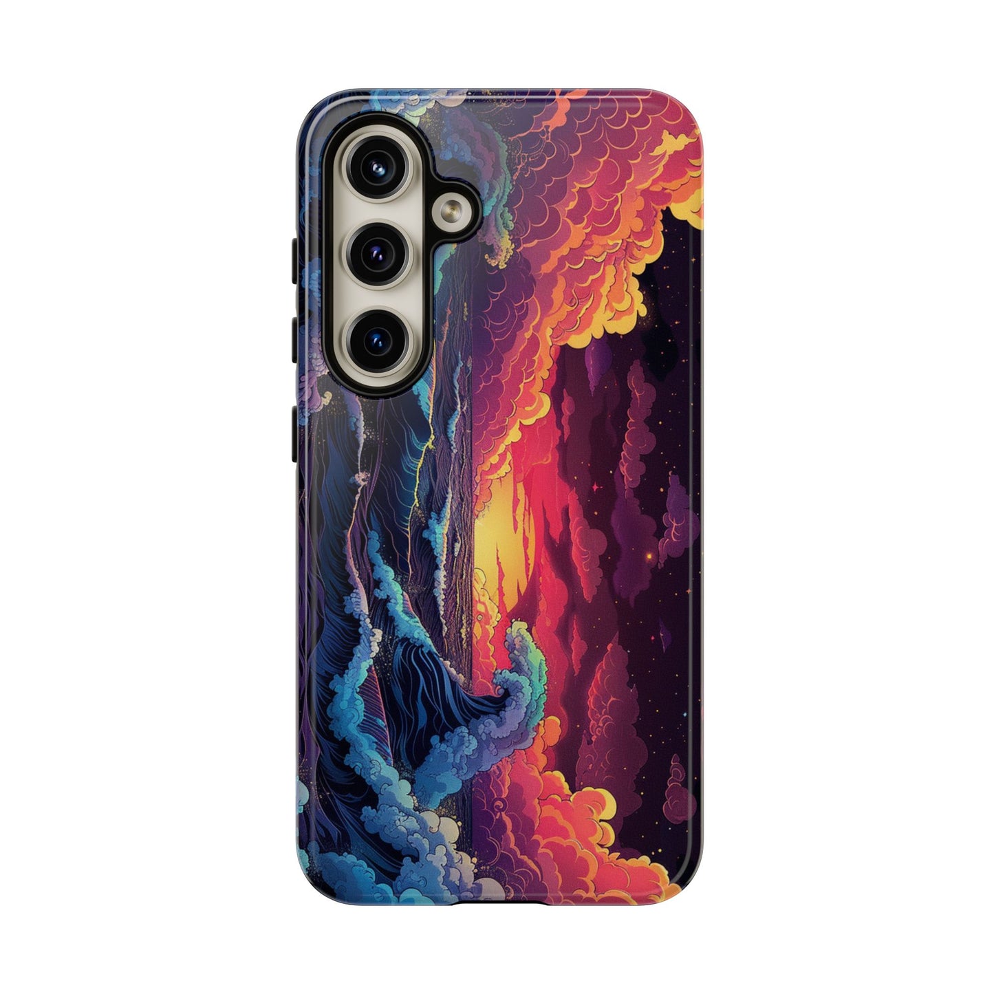 Copy of Copy of Artistic Crescent Moon Phone Case — Dreamy Starry Night Protection