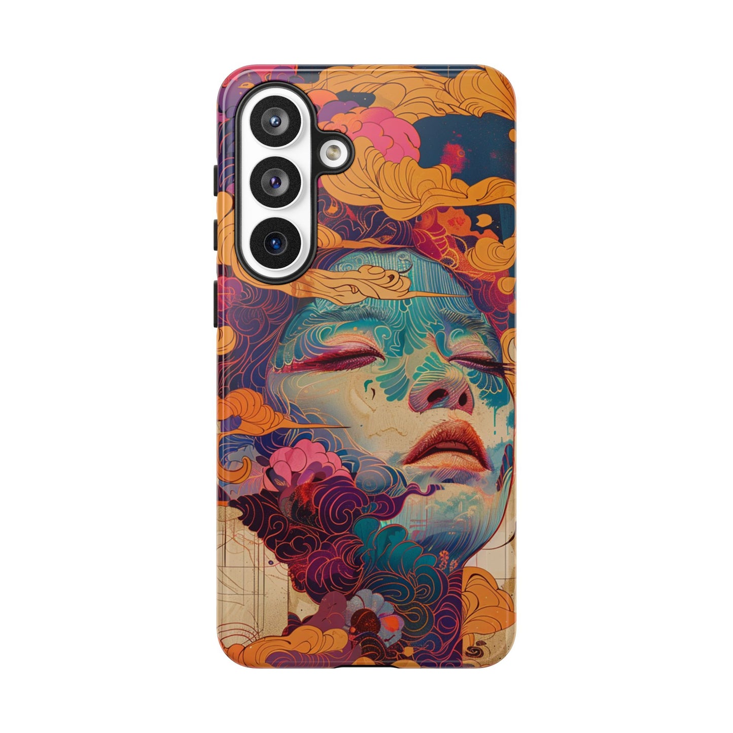 Copy of Copy of Artistic Crescent Moon Phone Case — Dreamy Starry Night Protection