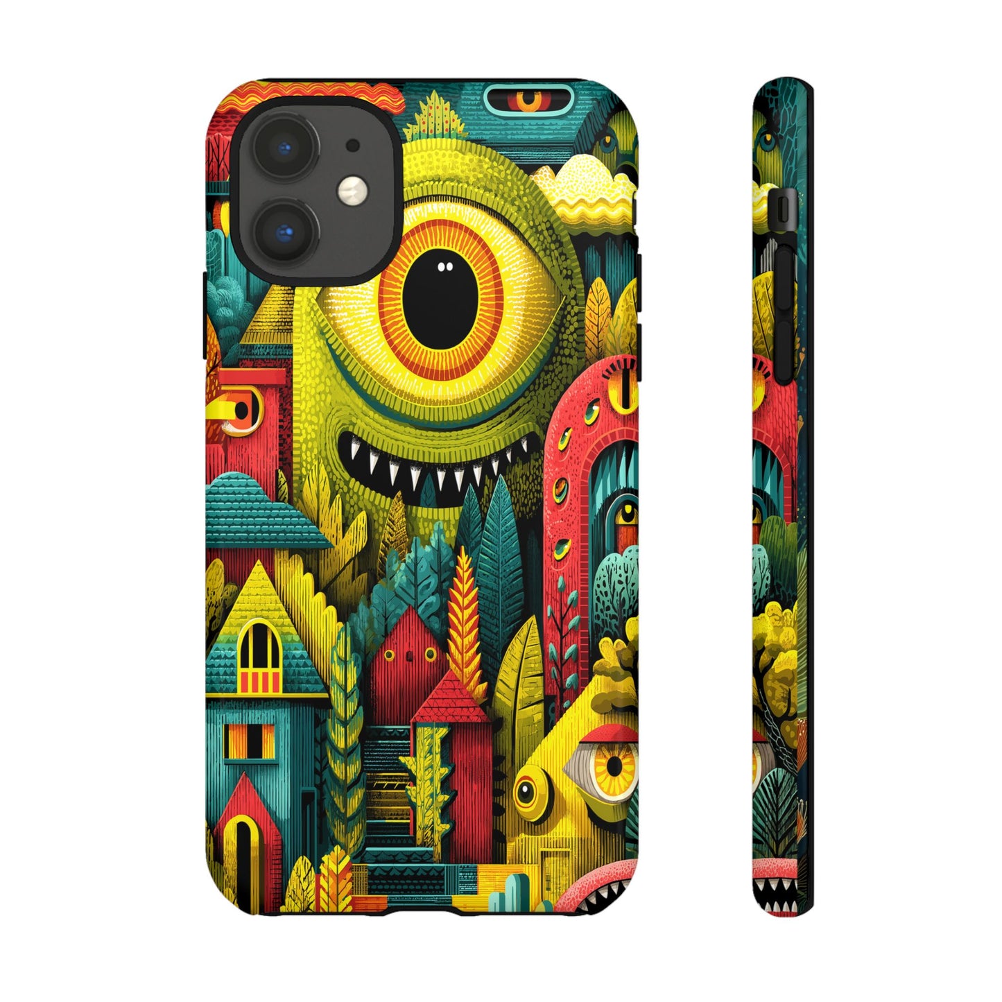 Artistic Crescent Moon Phone Case — Dreamy Starry Night Protection