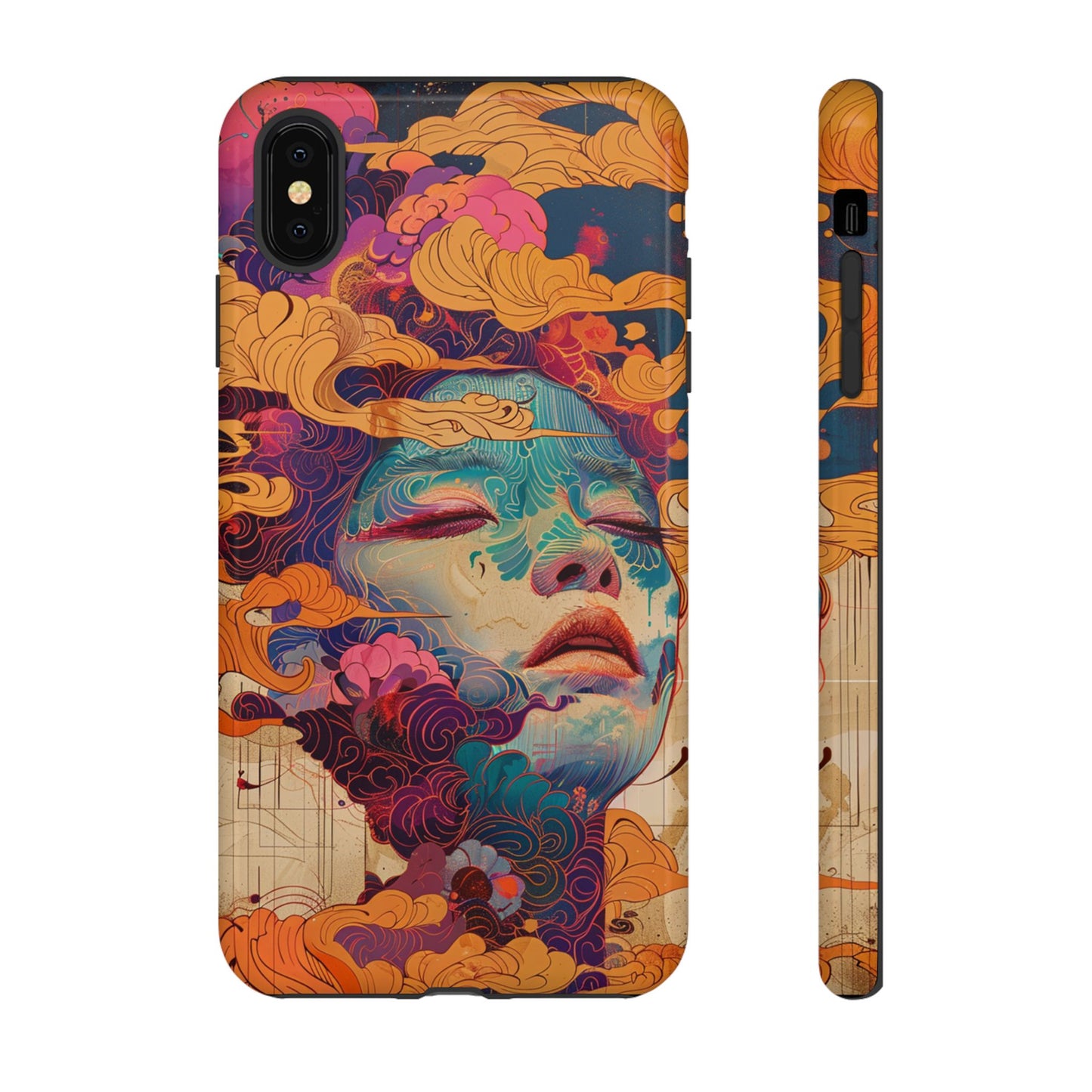 Copy of Artistic Crescent Moon Phone Case — Dreamy Starry Night Protection