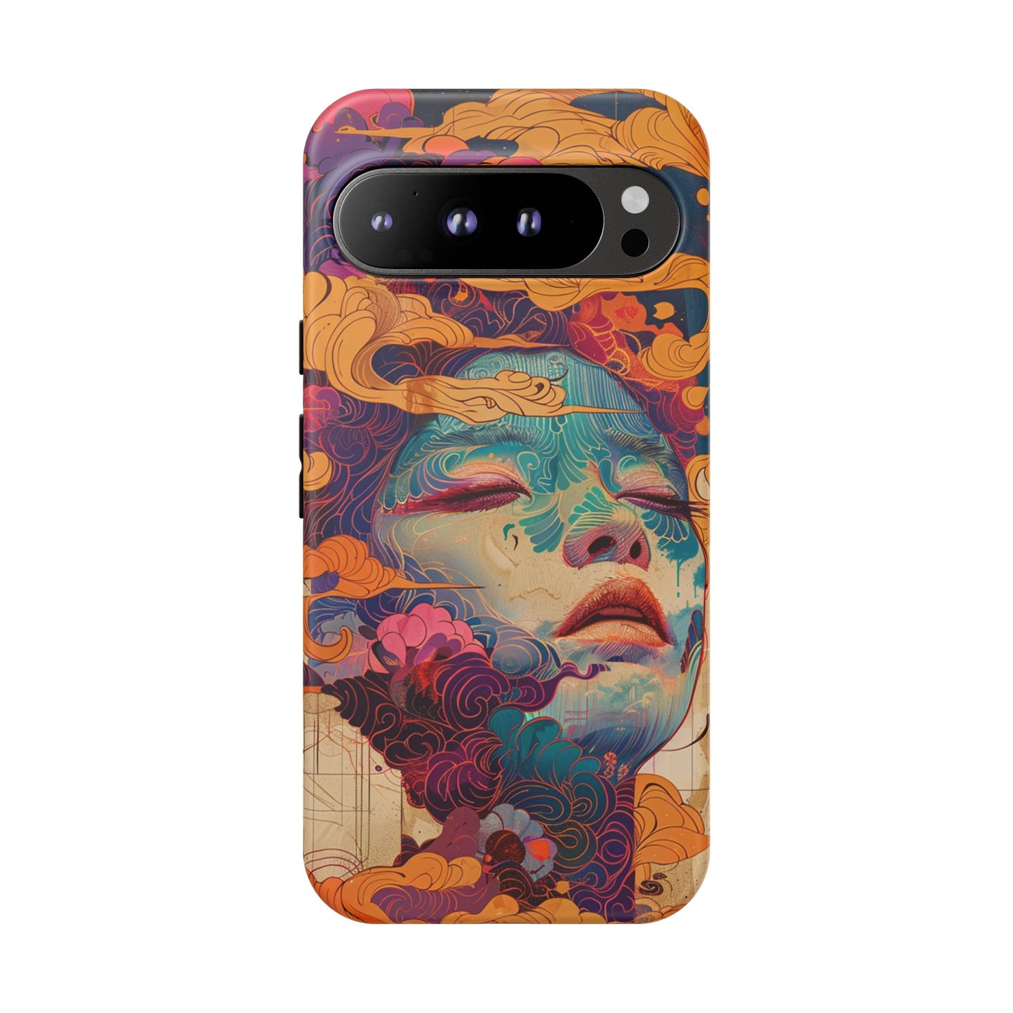 Copy of Copy of Artistic Crescent Moon Phone Case — Dreamy Starry Night Protection