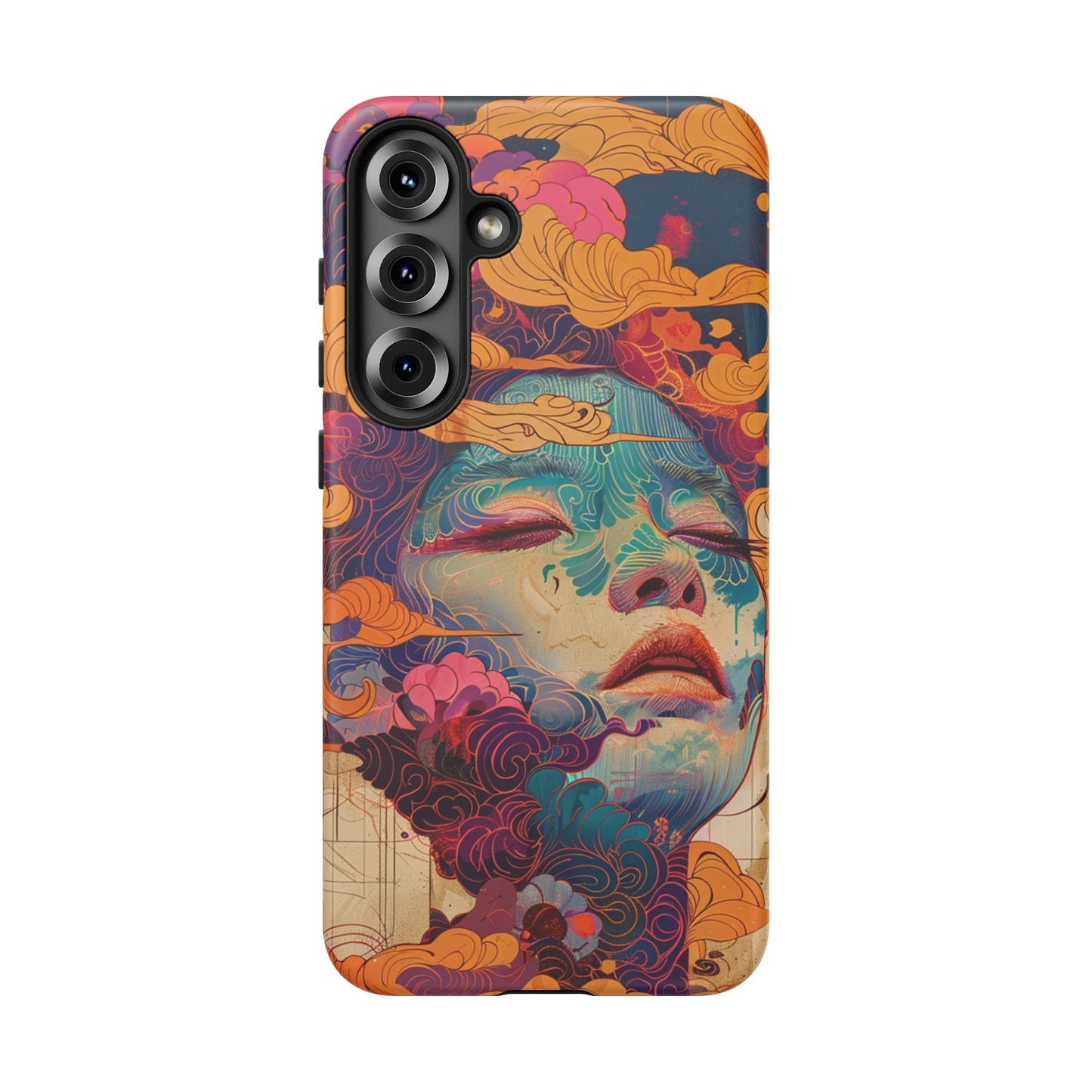 Copy of Copy of Artistic Crescent Moon Phone Case — Dreamy Starry Night Protection