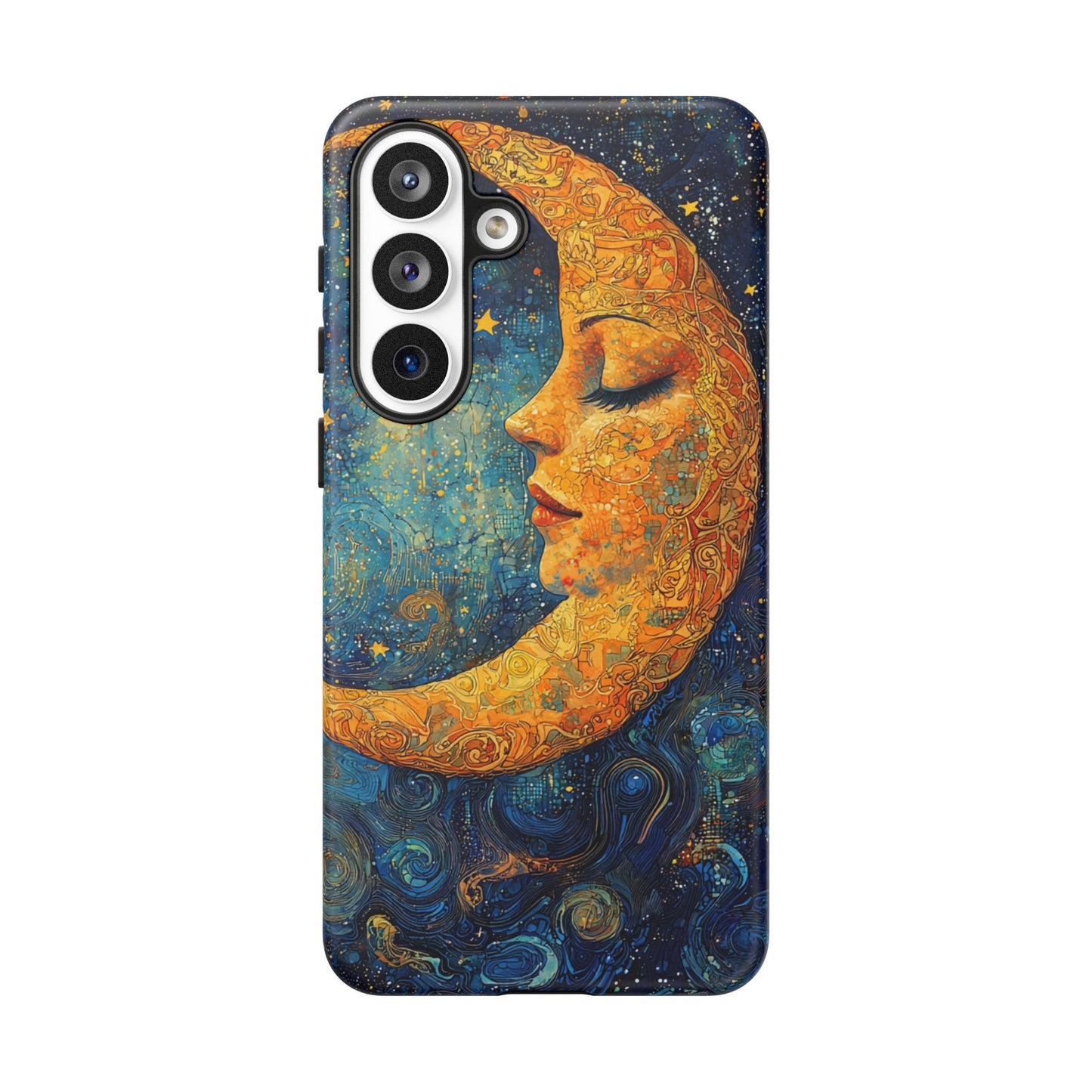 Copy of Artistic Crescent Moon Phone Case — Dreamy Starry Night Protection