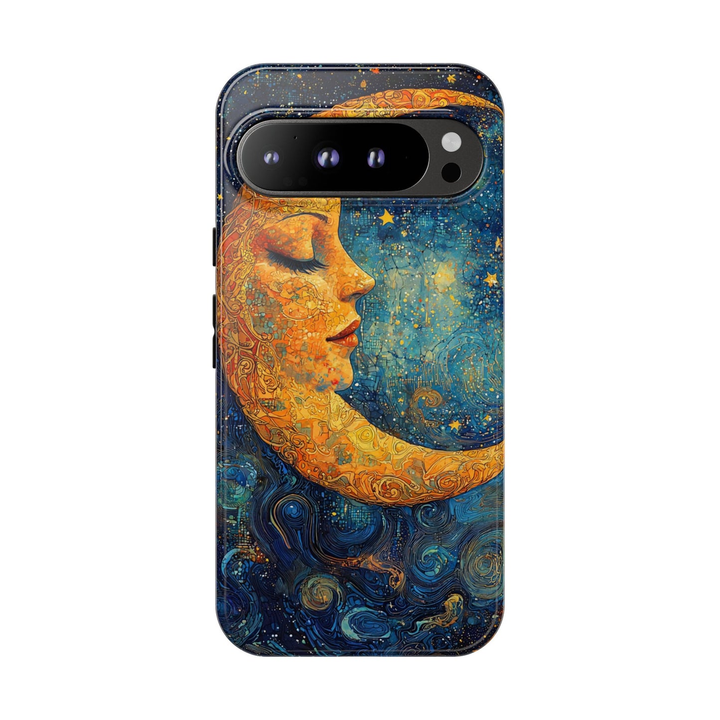 Copy of Artistic Crescent Moon Phone Case — Dreamy Starry Night Protection