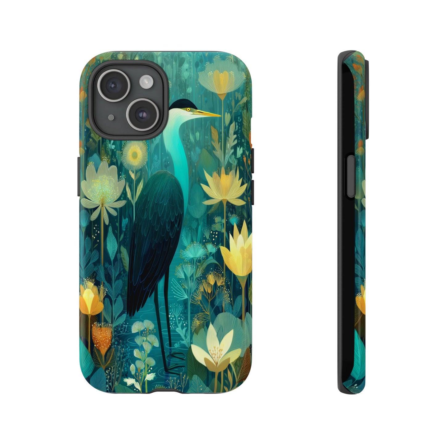 Artistic Crescent Moon Phone Case — Dreamy Starry Night Protection