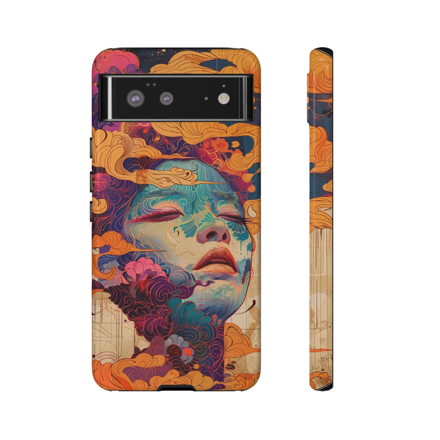 Copy of Copy of Artistic Crescent Moon Phone Case — Dreamy Starry Night Protection