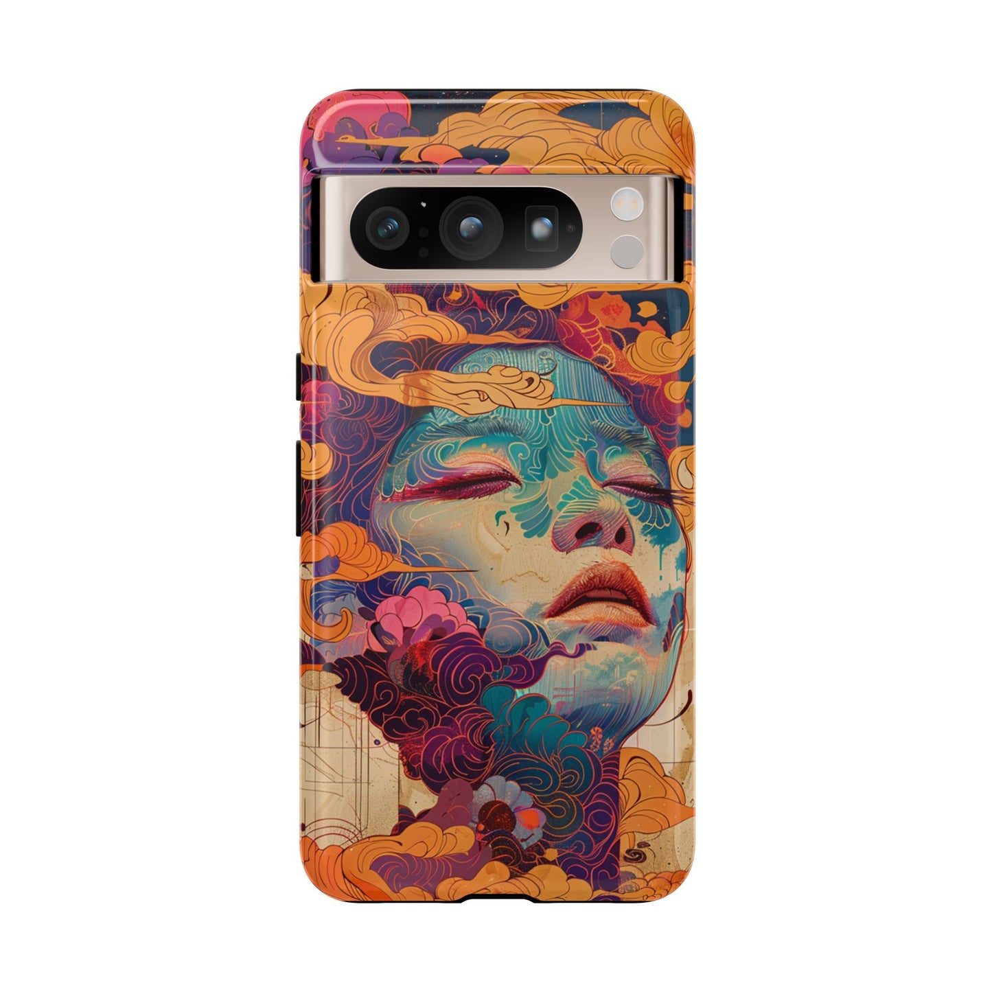 Copy of Copy of Artistic Crescent Moon Phone Case — Dreamy Starry Night Protection