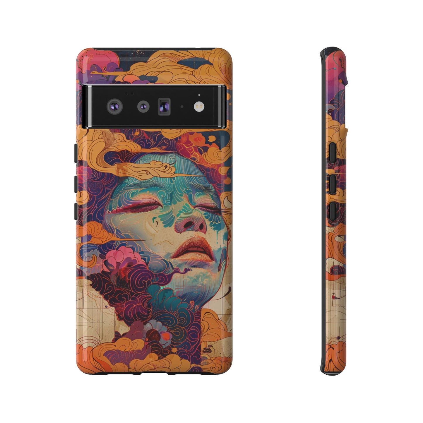 Copy of Copy of Artistic Crescent Moon Phone Case — Dreamy Starry Night Protection