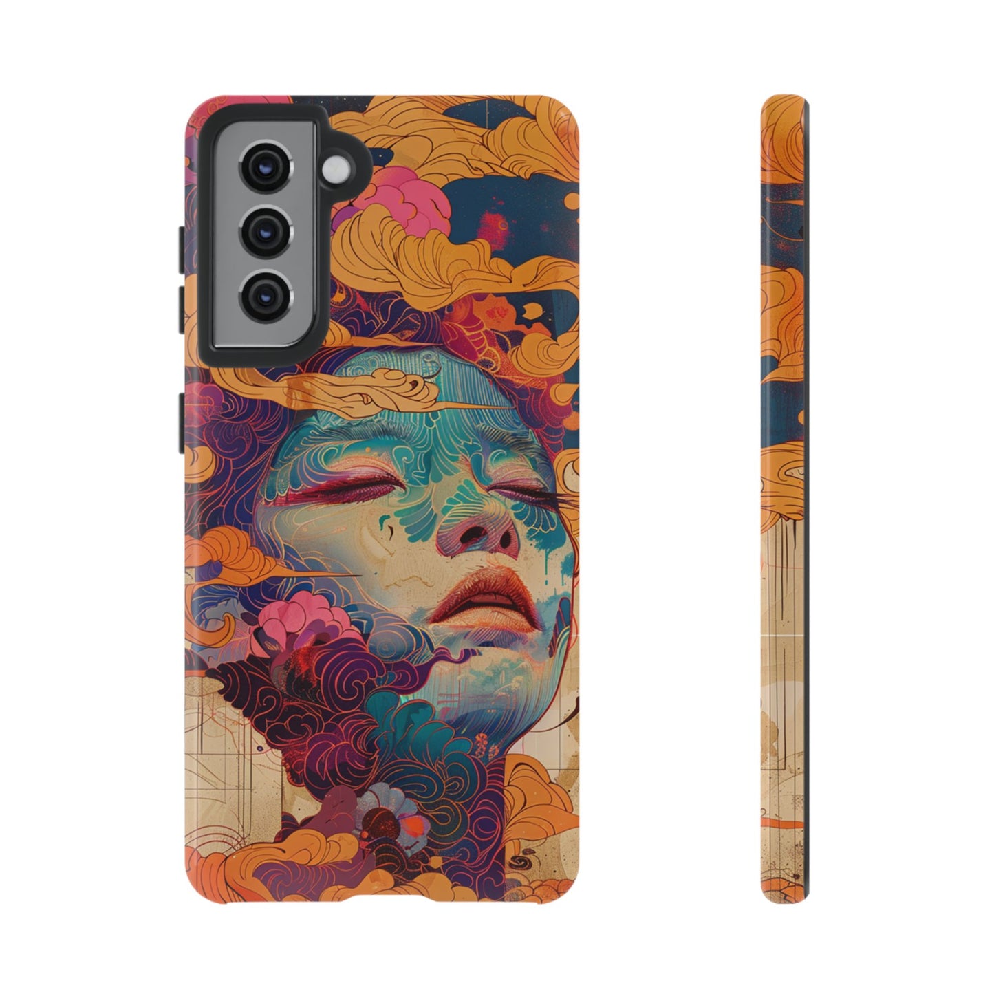 Copy of Copy of Artistic Crescent Moon Phone Case — Dreamy Starry Night Protection