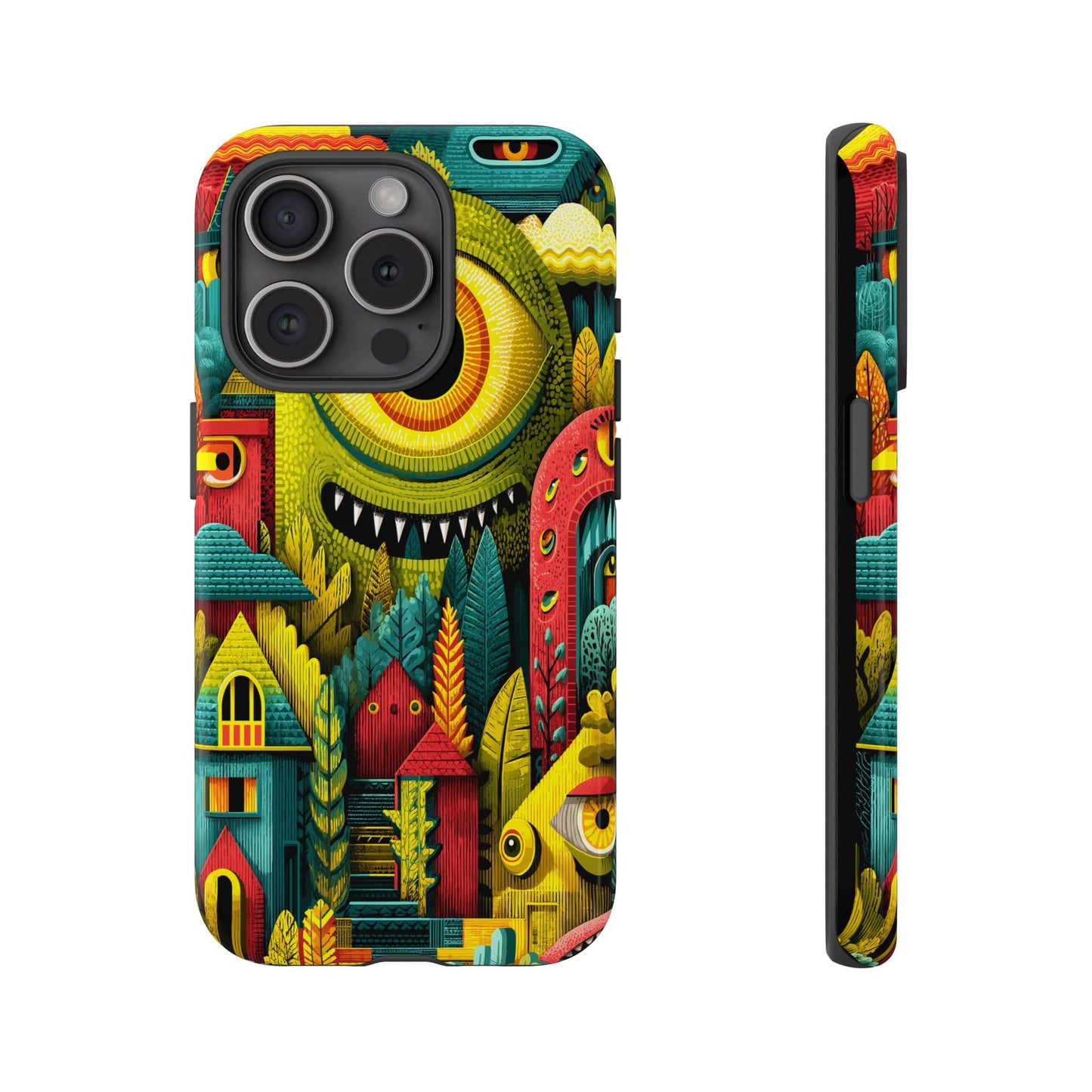 Artistic Crescent Moon Phone Case — Dreamy Starry Night Protection