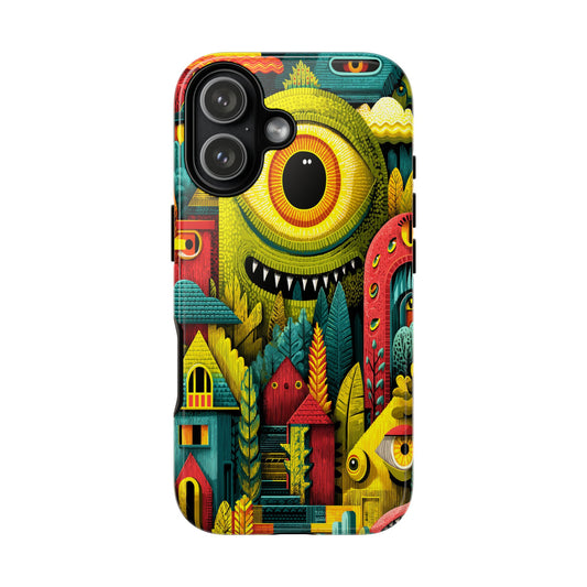Artistic Crescent Moon Phone Case — Dreamy Starry Night Protection