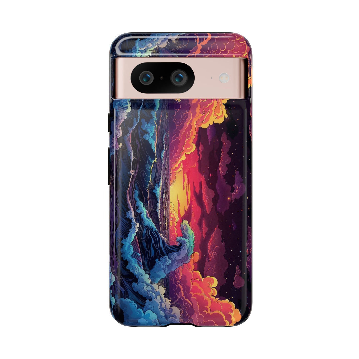 Copy of Copy of Artistic Crescent Moon Phone Case — Dreamy Starry Night Protection