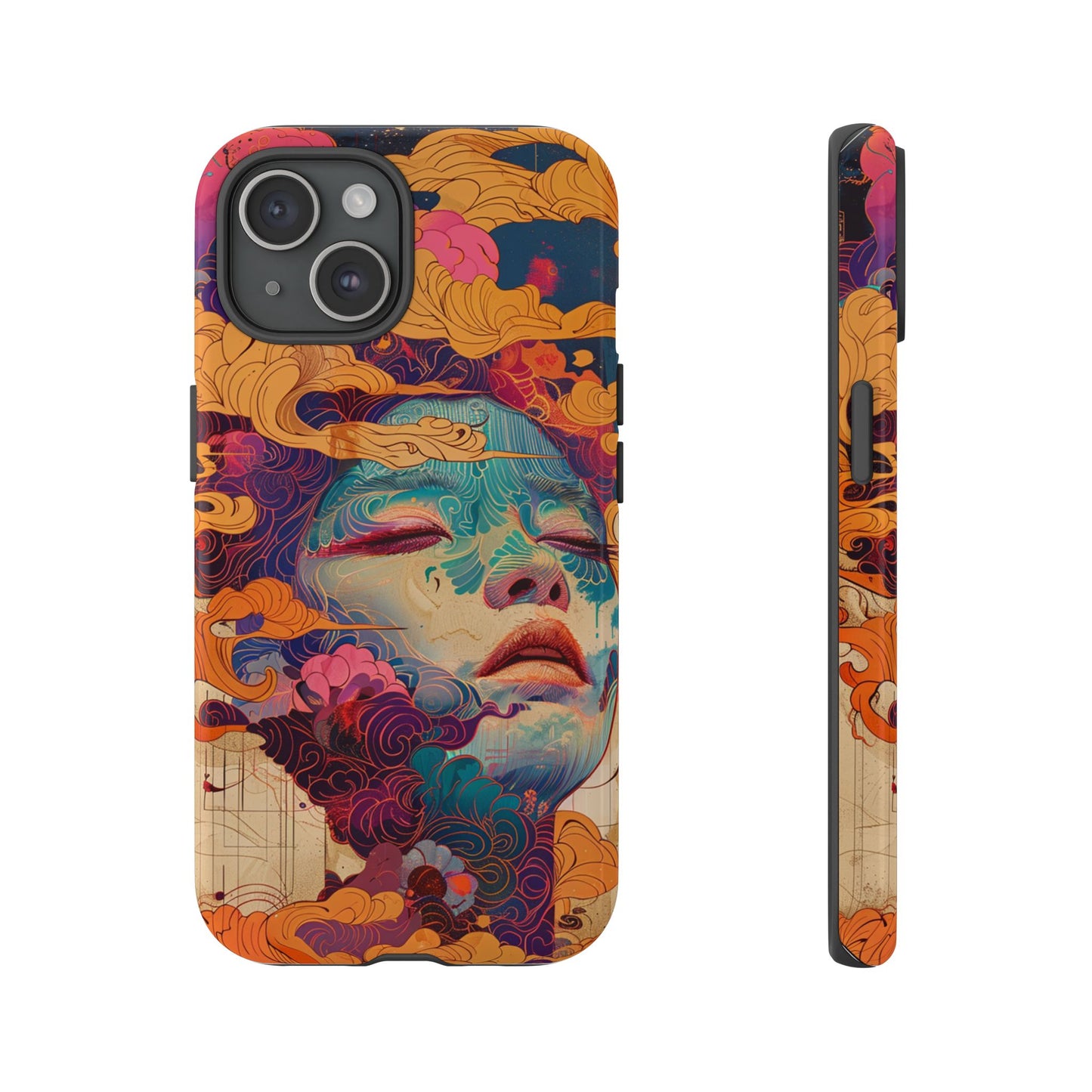 Copy of Artistic Crescent Moon Phone Case — Dreamy Starry Night Protection