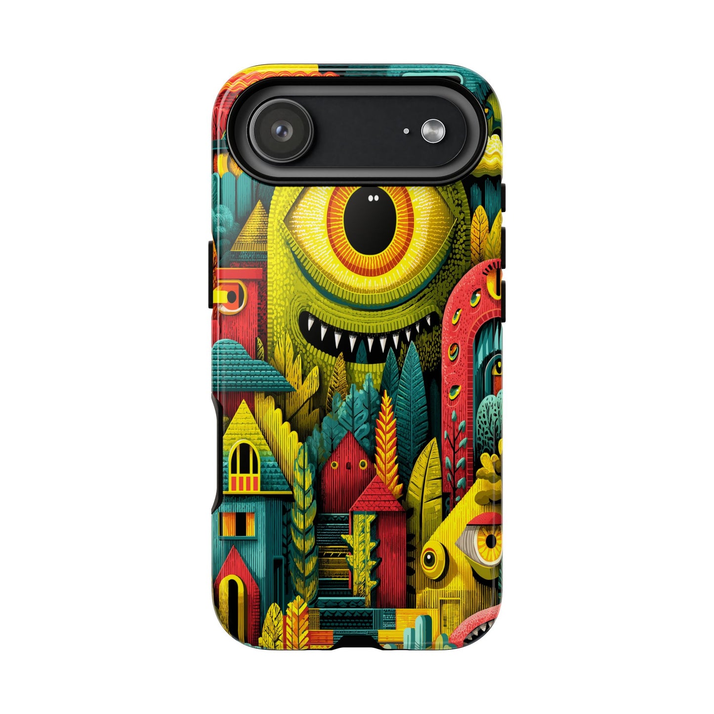 Artistic Crescent Moon Phone Case — Dreamy Starry Night Protection