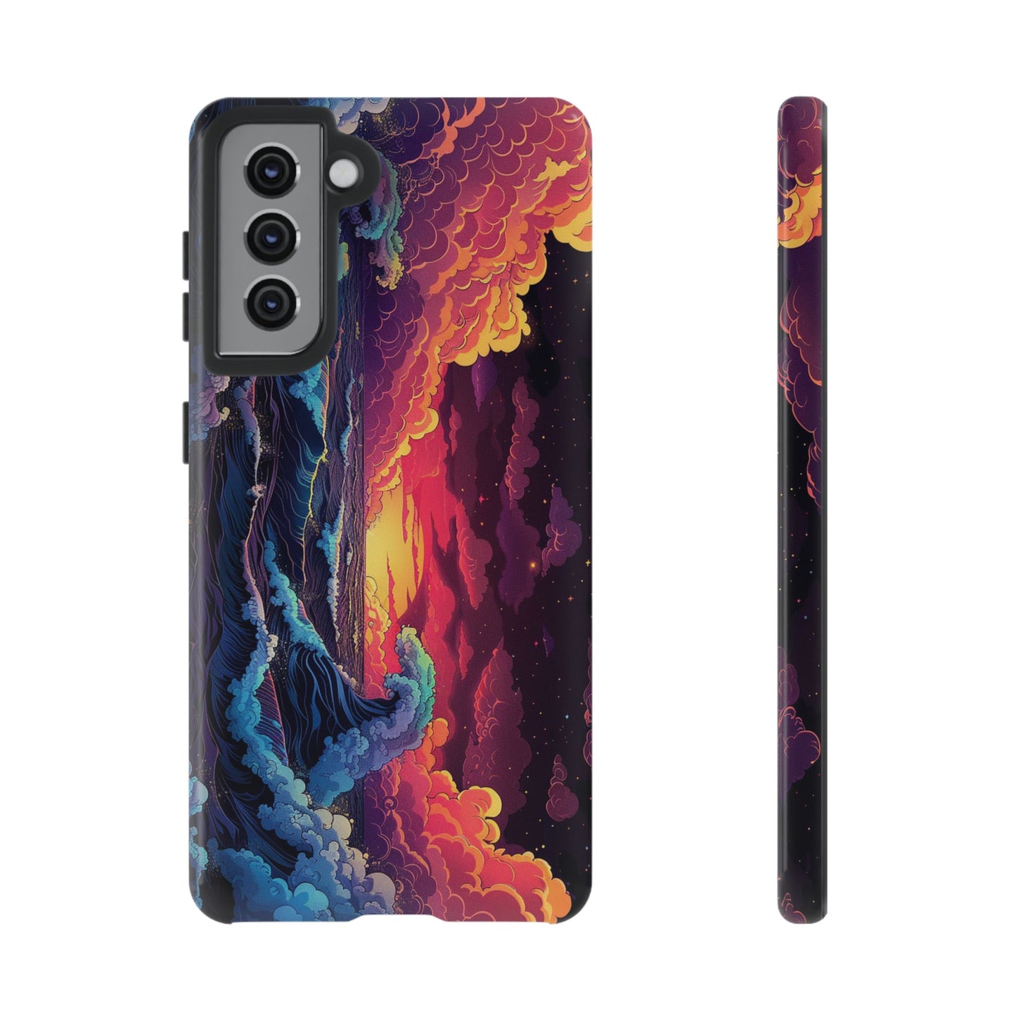 Copy of Copy of Artistic Crescent Moon Phone Case — Dreamy Starry Night Protection
