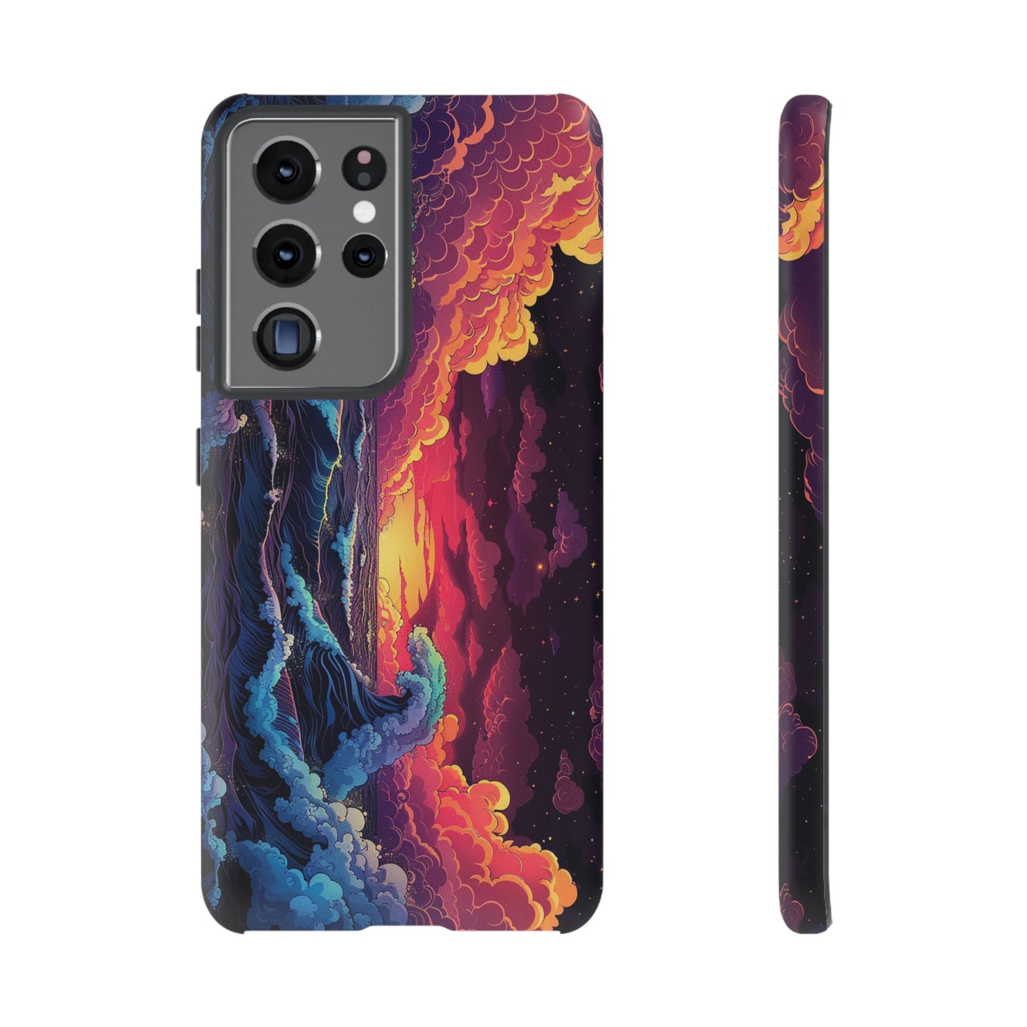 Copy of Copy of Artistic Crescent Moon Phone Case — Dreamy Starry Night Protection