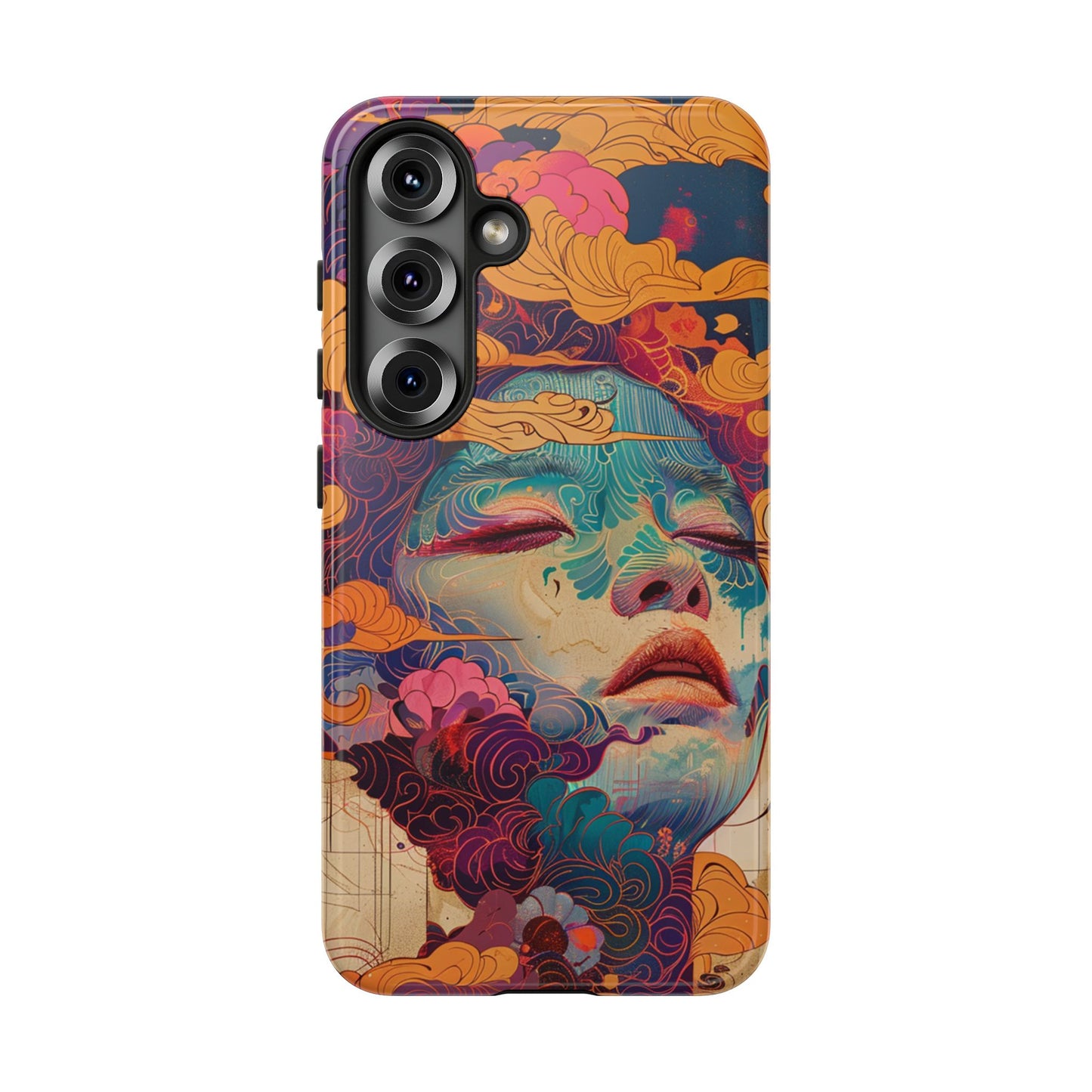 Copy of Copy of Artistic Crescent Moon Phone Case — Dreamy Starry Night Protection