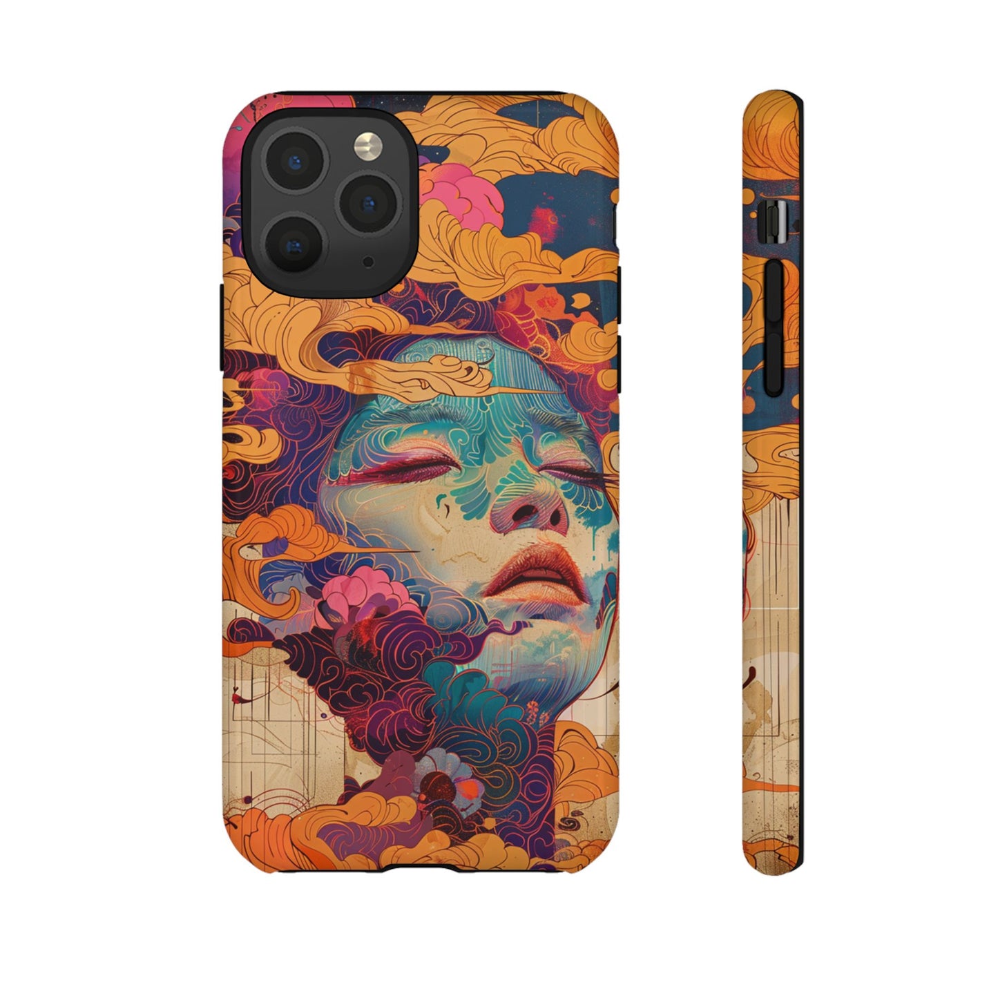 Copy of Artistic Crescent Moon Phone Case — Dreamy Starry Night Protection