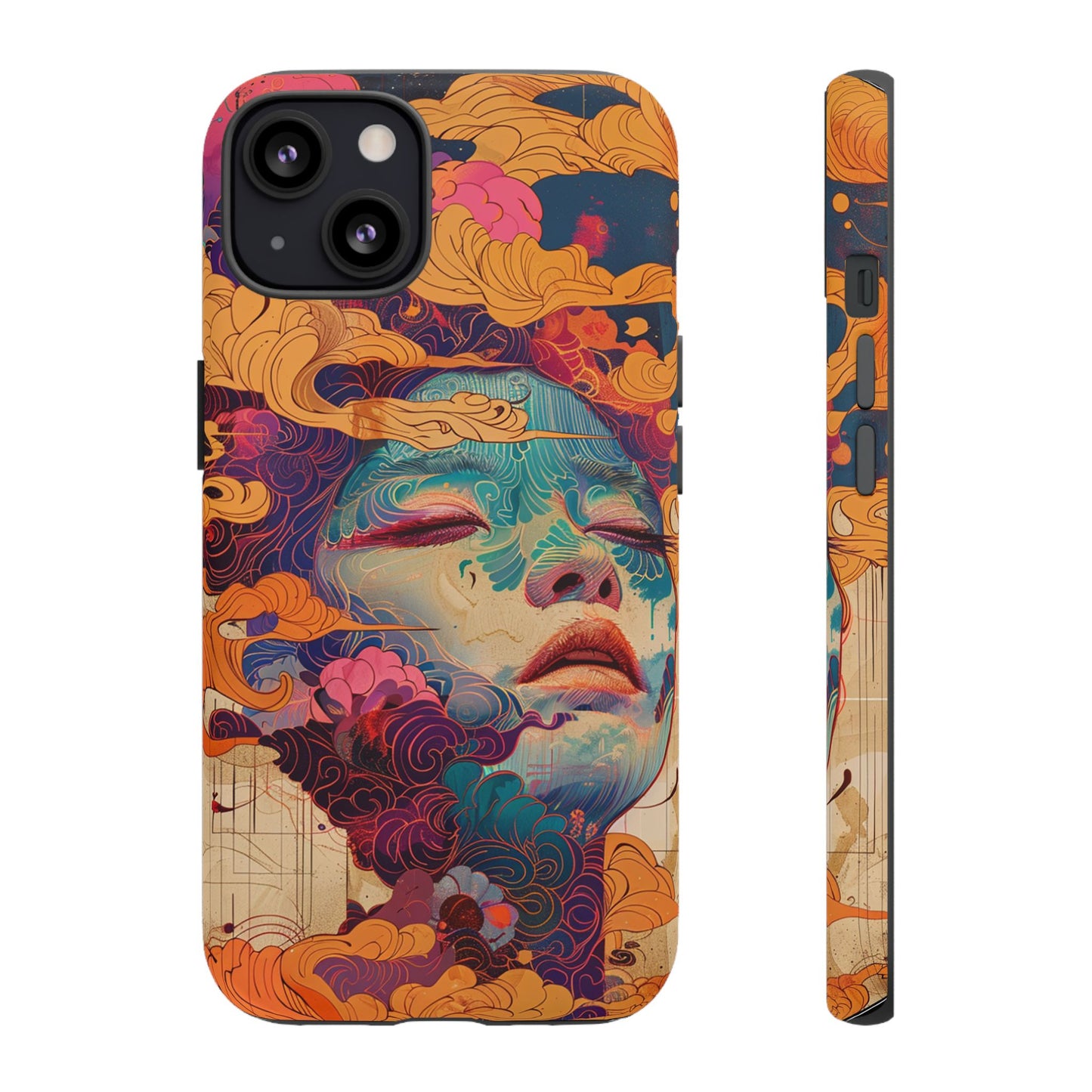 Copy of Artistic Crescent Moon Phone Case — Dreamy Starry Night Protection