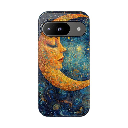 Copy of Artistic Crescent Moon Phone Case — Dreamy Starry Night Protection
