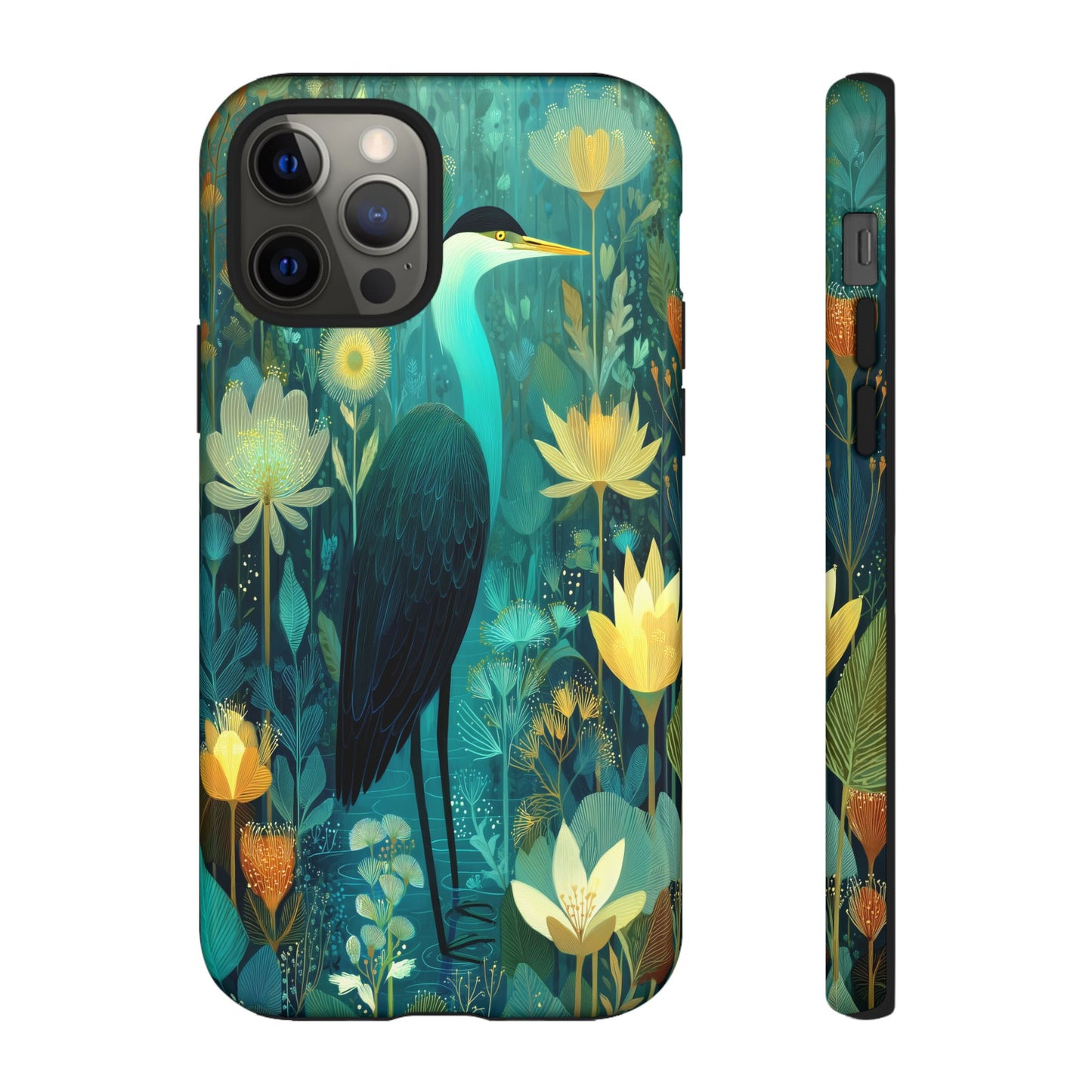 Artistic Crescent Moon Phone Case — Dreamy Starry Night Protection