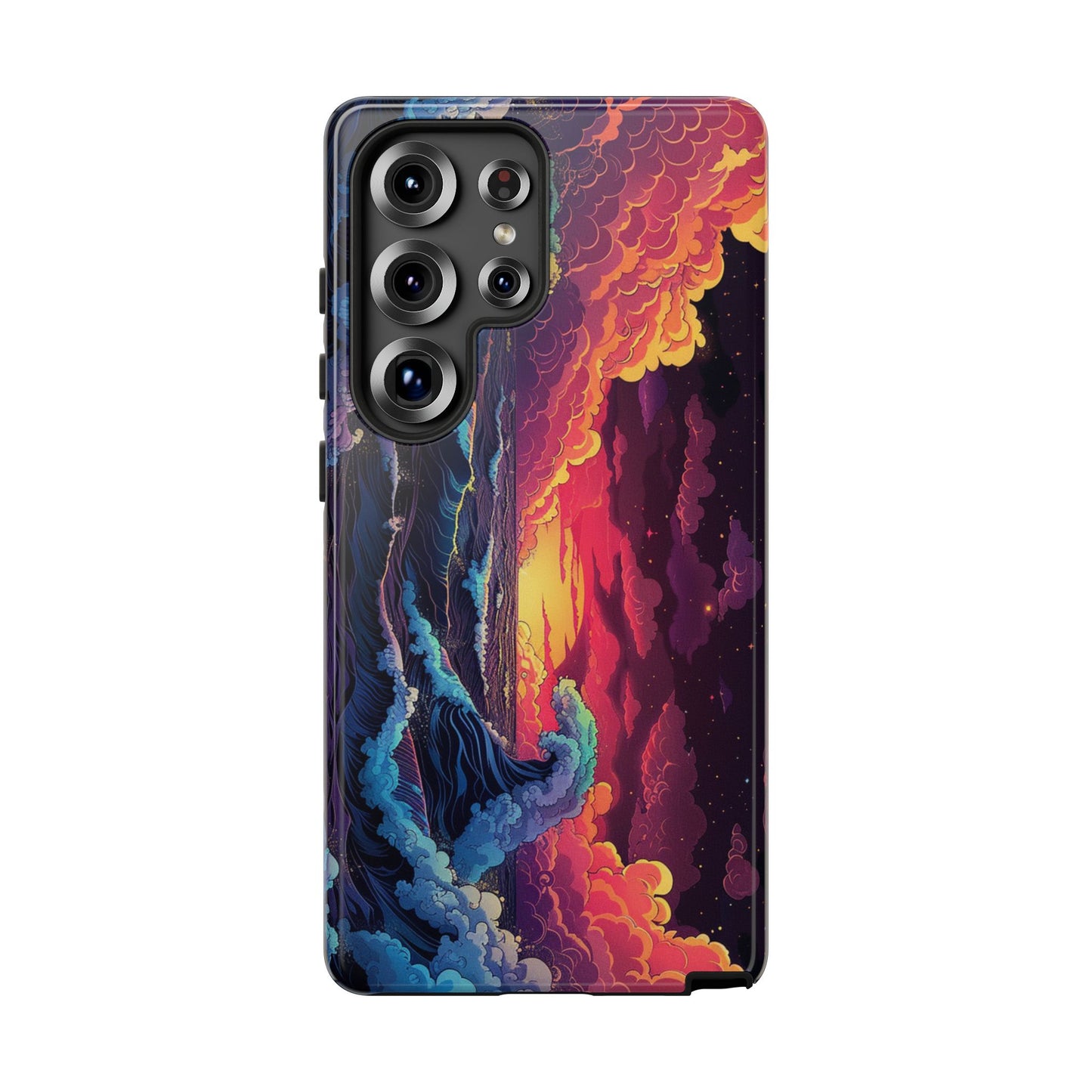 Copy of Copy of Artistic Crescent Moon Phone Case — Dreamy Starry Night Protection