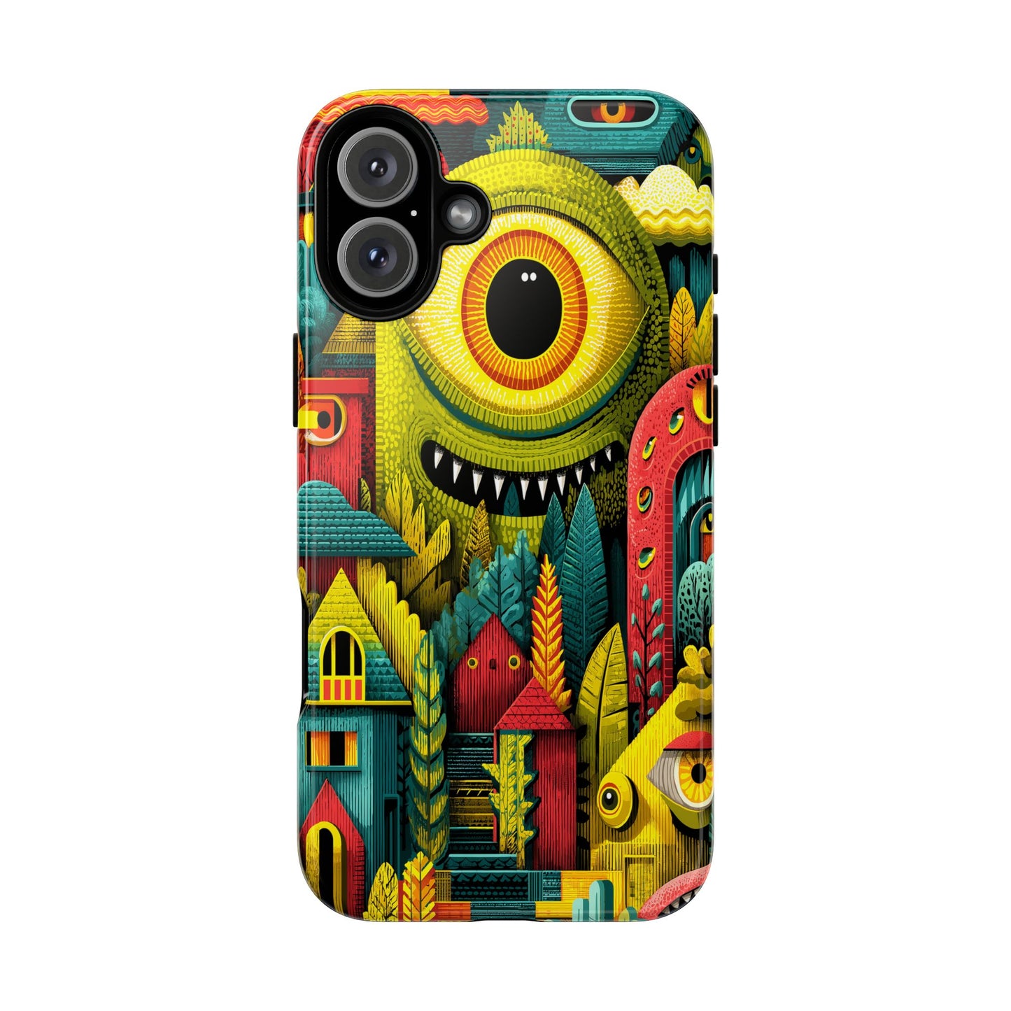Artistic Crescent Moon Phone Case — Dreamy Starry Night Protection
