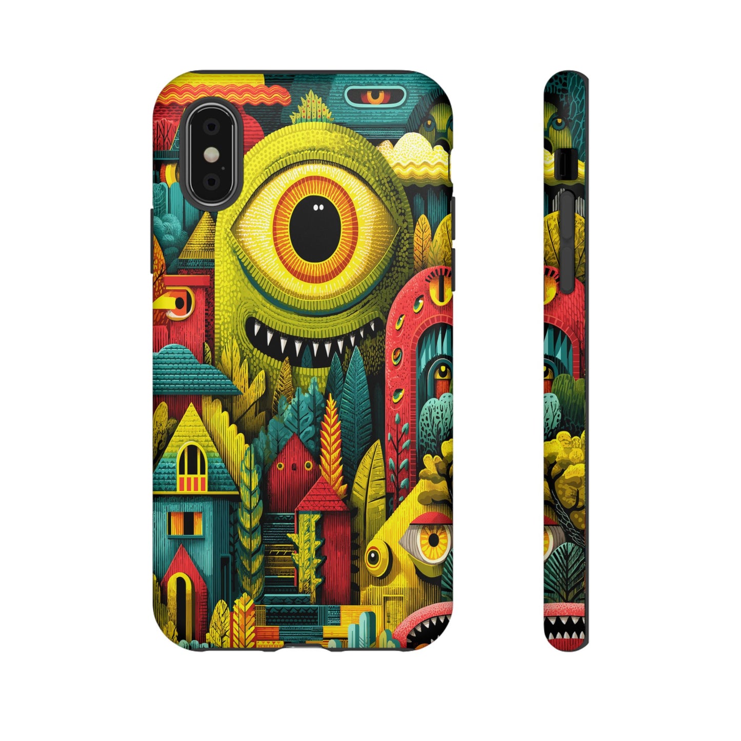 Artistic Crescent Moon Phone Case — Dreamy Starry Night Protection